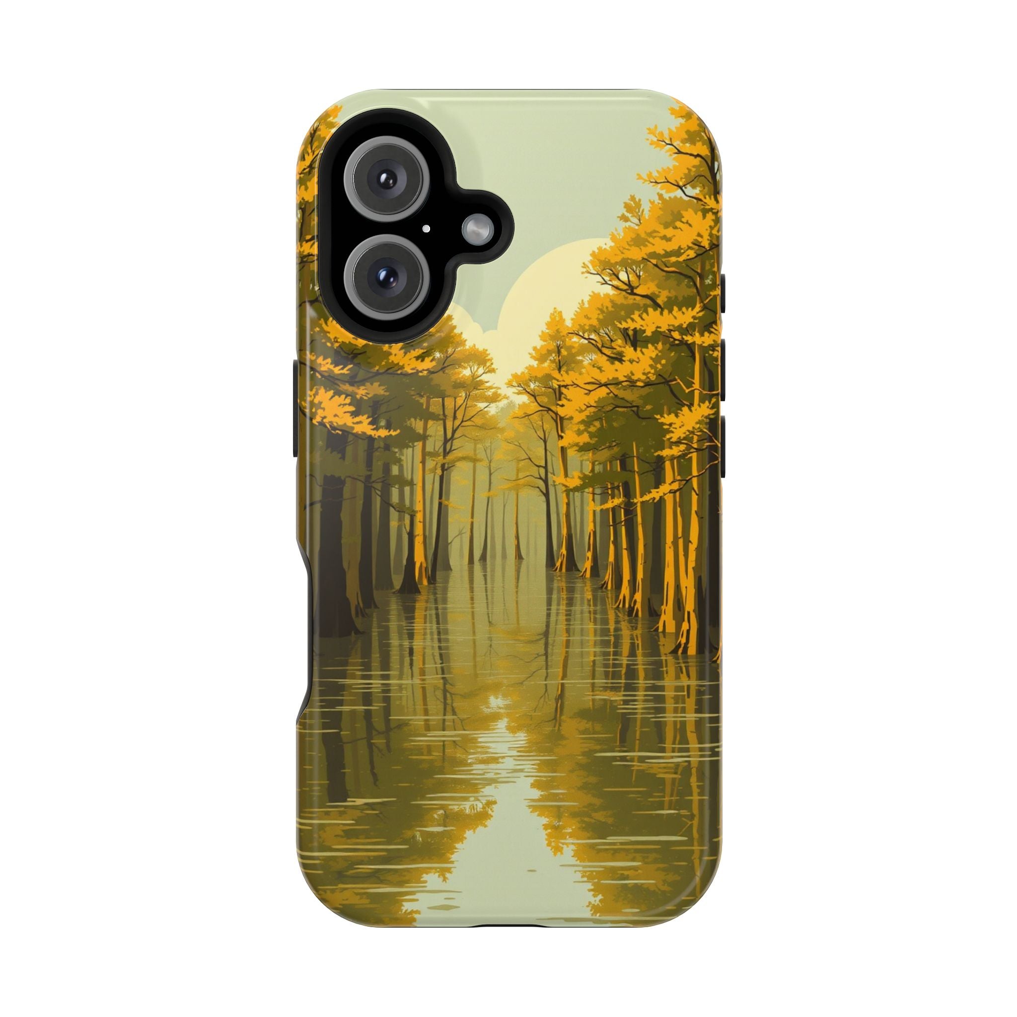 iPhone Cypress Swamp Enchanted Art Bold Modern Everyday Snap Case · iPhone Case