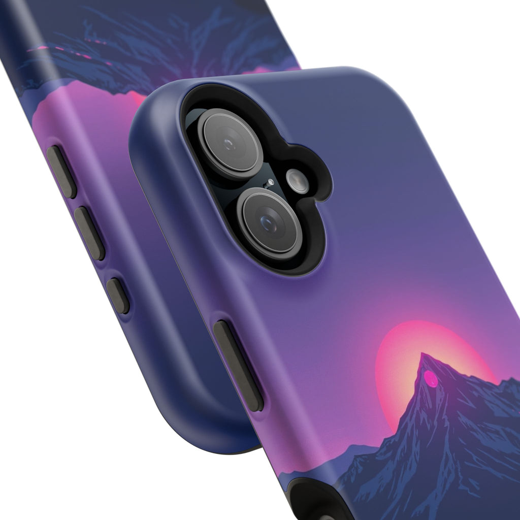iPhone Mountain at Sunrise Electric Art Slim Everyday iPhone 15 · iPhone Case
