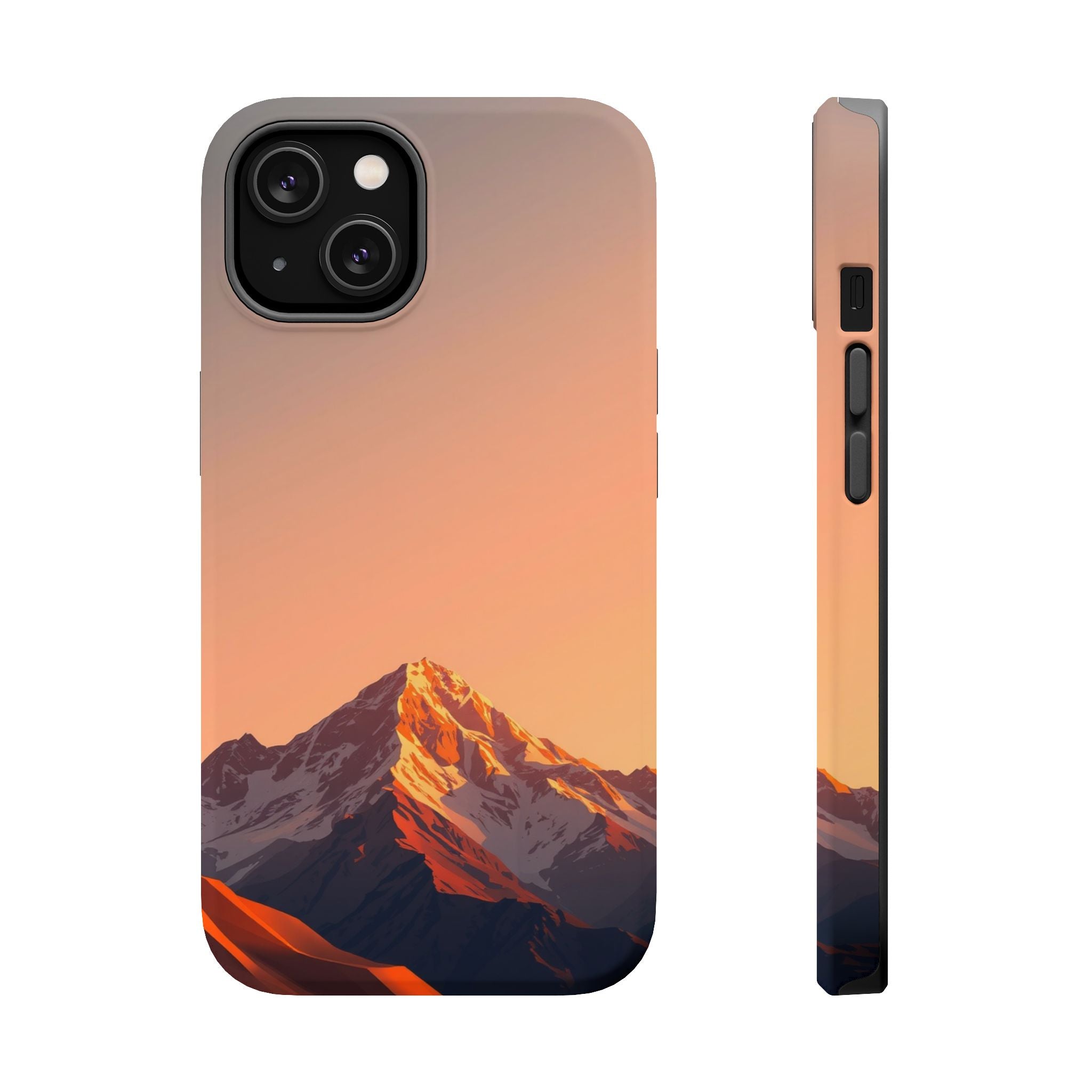 iPhone Mountain at Sunrise Bold Art 10 Slim Everyday Designer Case · iPhone Case