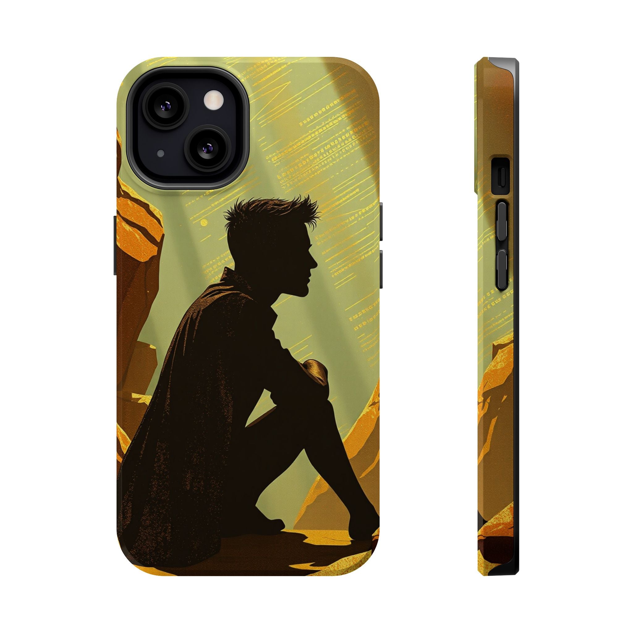 iPhone Mustard And Rust Overthinking Again Slim Everyday Designer Case · iPhone