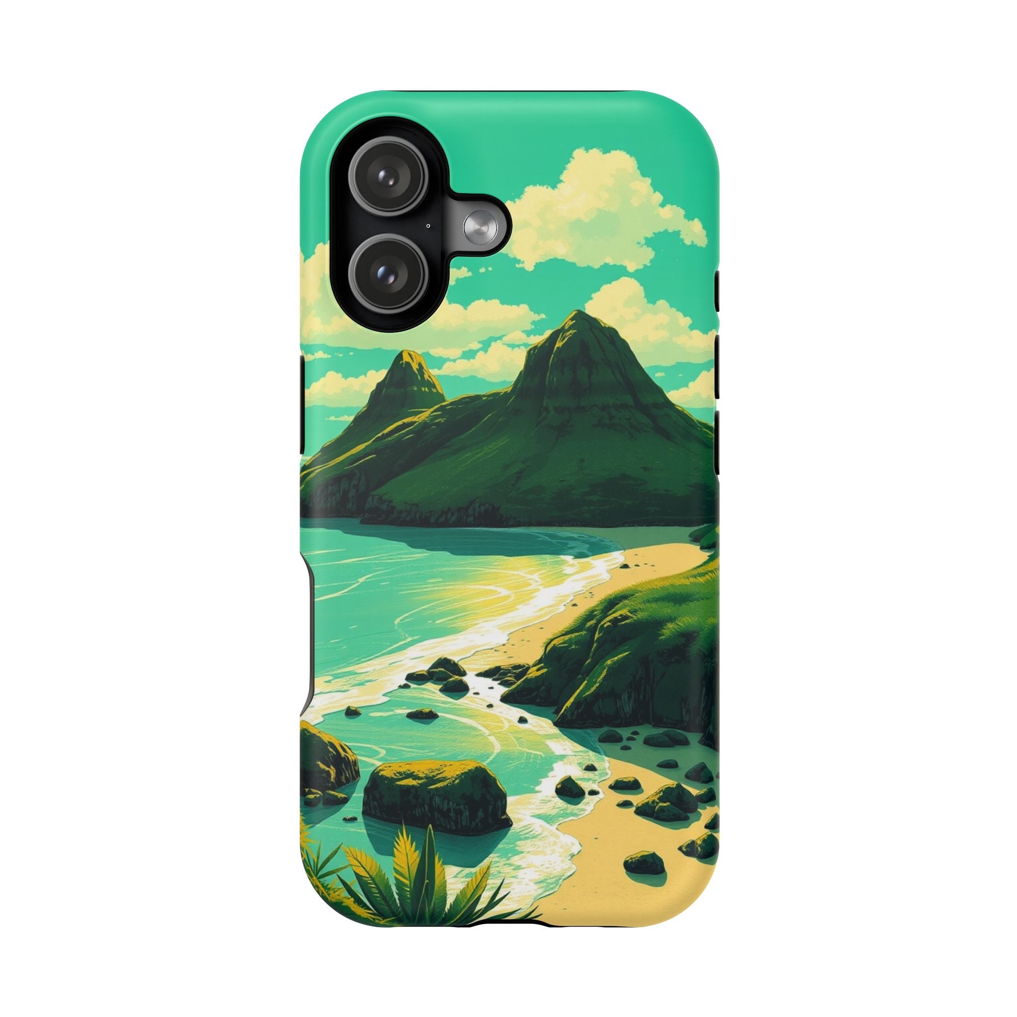 iPhone Hibiscus Coast Hand-Drawn Sketch Slim Everyday iPhone Designer · iPhone C
