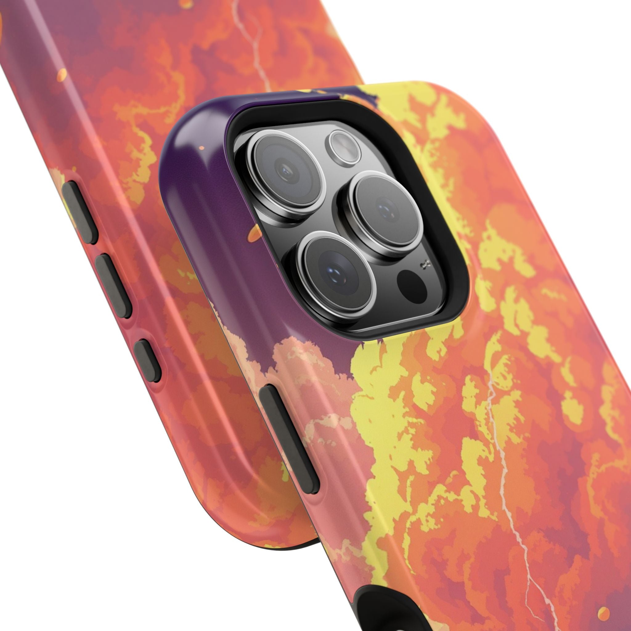 iPhone Sunset Amber And Peach Petal Storm Slim iPhone Everyday Designer · iPhone