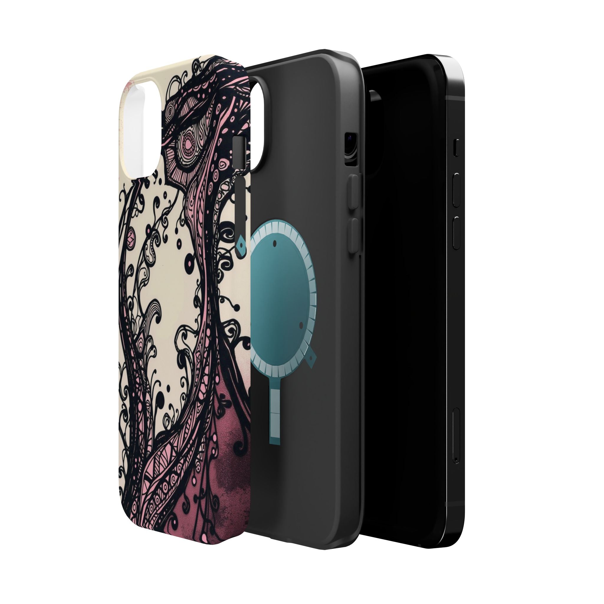 iPhone Radiant Zentangle Flow Design Slim Everyday Designer Case · iPhone Case