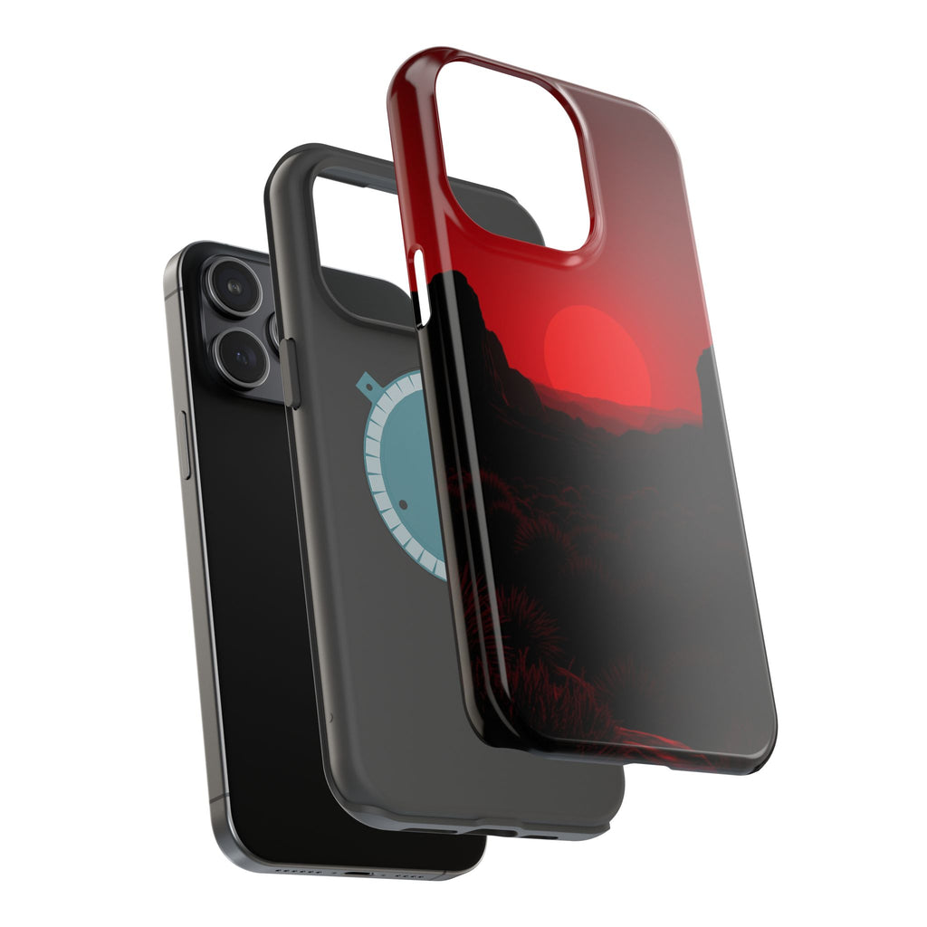 iPhone Vibrant Mesa Sunset Design Bold Modern Everyday Snap Case · iPhone Case