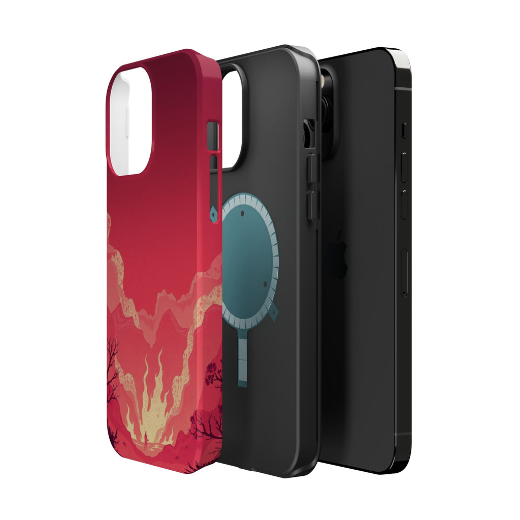 iPhone Wildfire Glow Grunge Distressed Slim Everyday Designer Case · iPhone Case