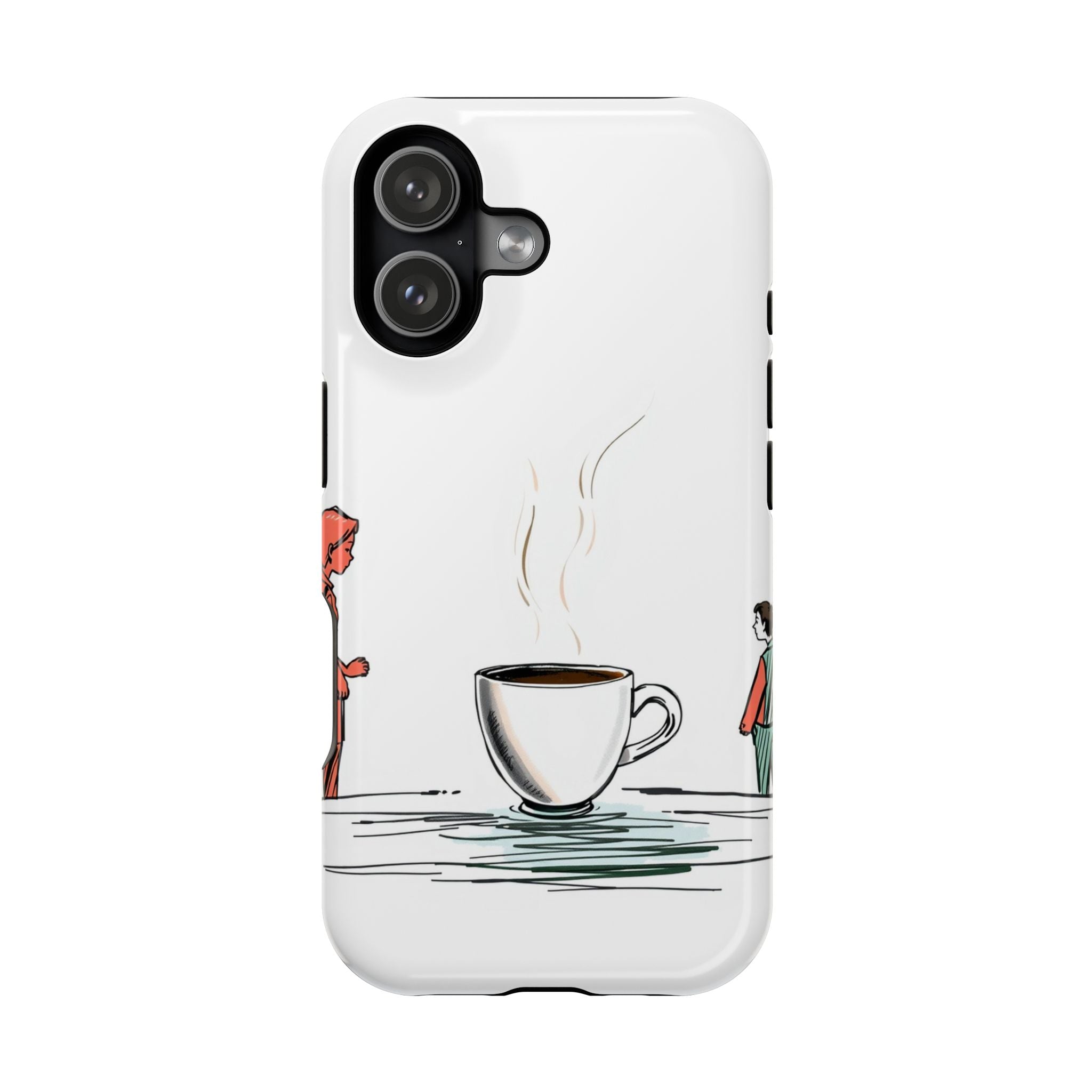 iPhone Coffee Before People Mystic Art Slim Everyday Designer Case · iPhone Case