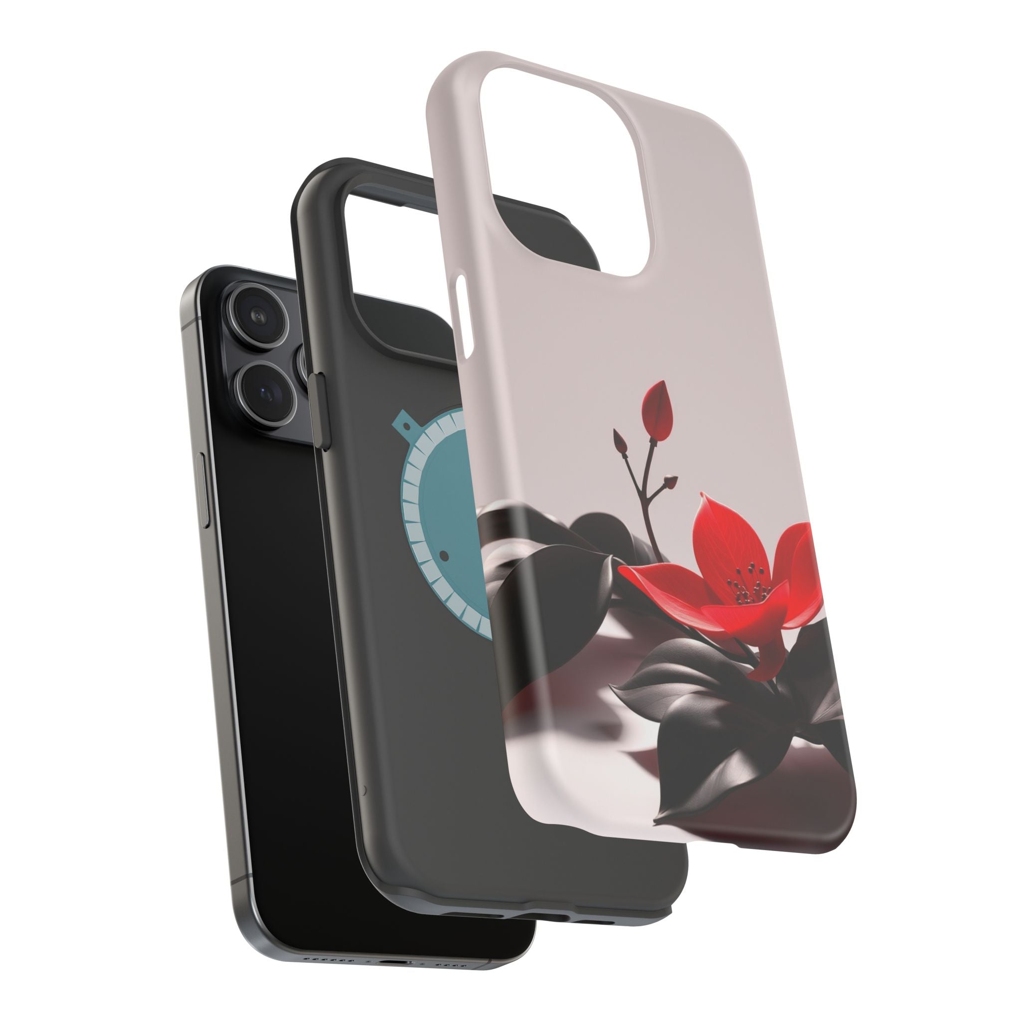 iPhone Radiant Bloom and Leaf Design Slim Everyday Designer Case · iPhone Case
