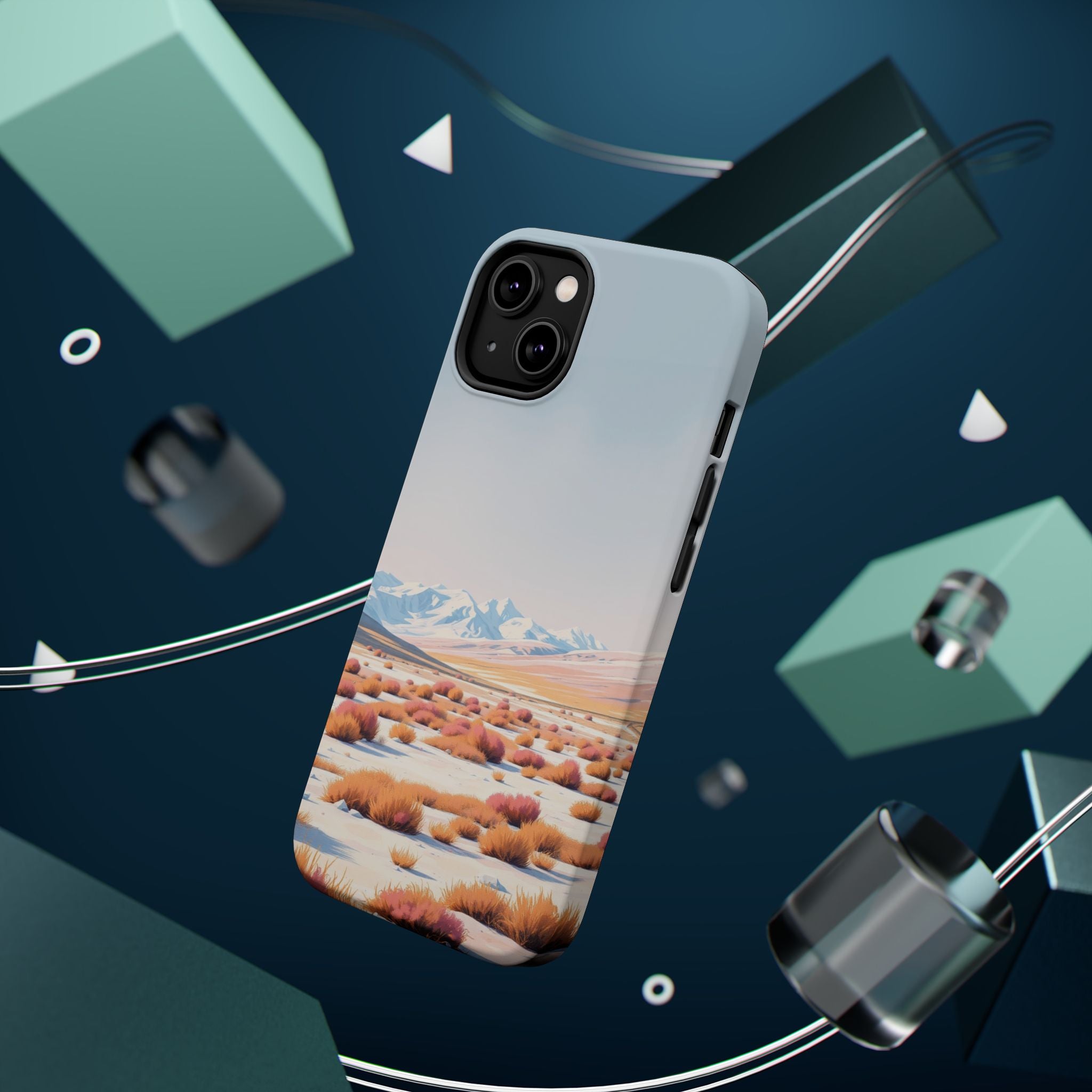 iPhone Vibrant Arctic Tundra Design Slim Everyday Designer Case · iPhone Case