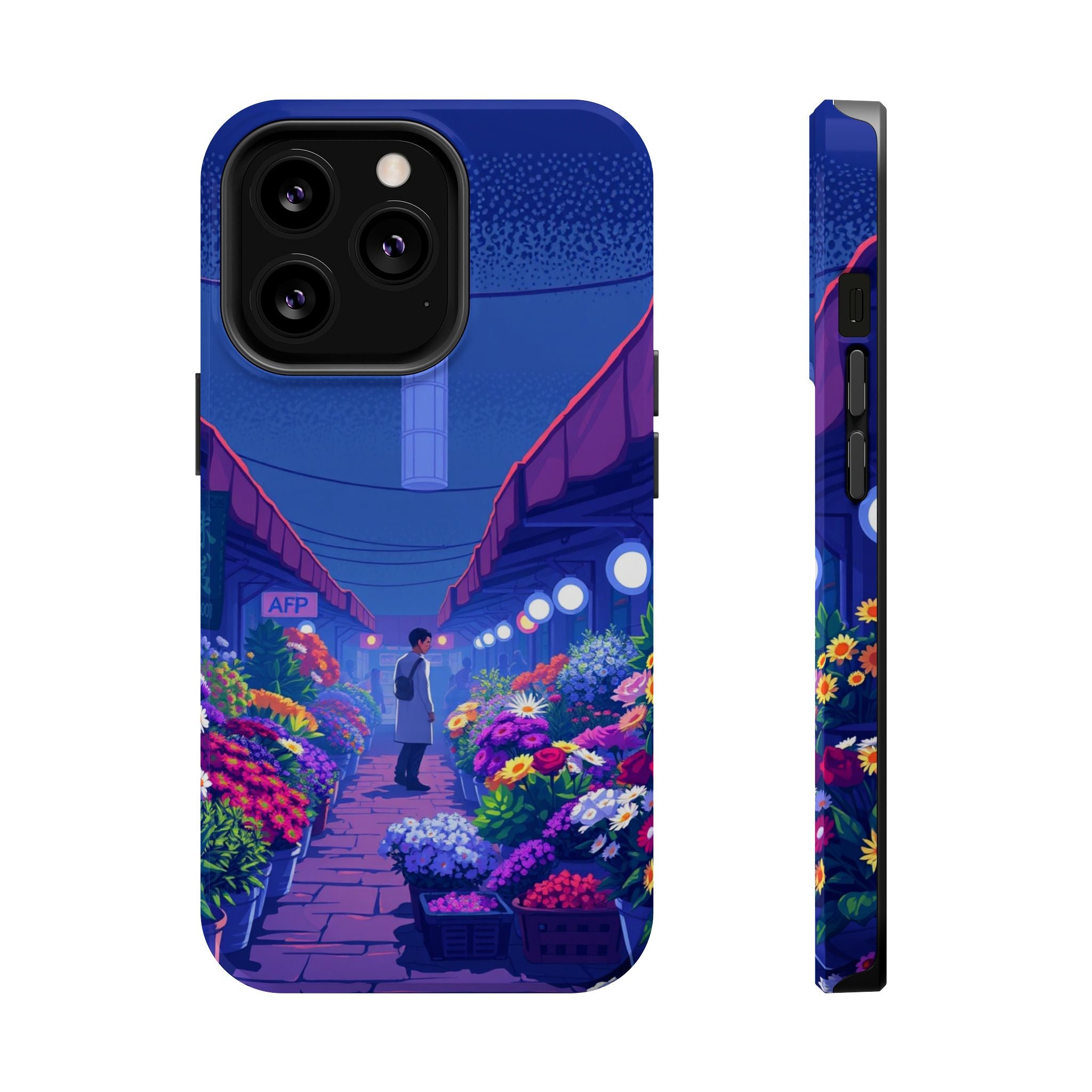 iPhone Flower Market Electric Art Bold Modern Everyday Snap Case · iPhone Case