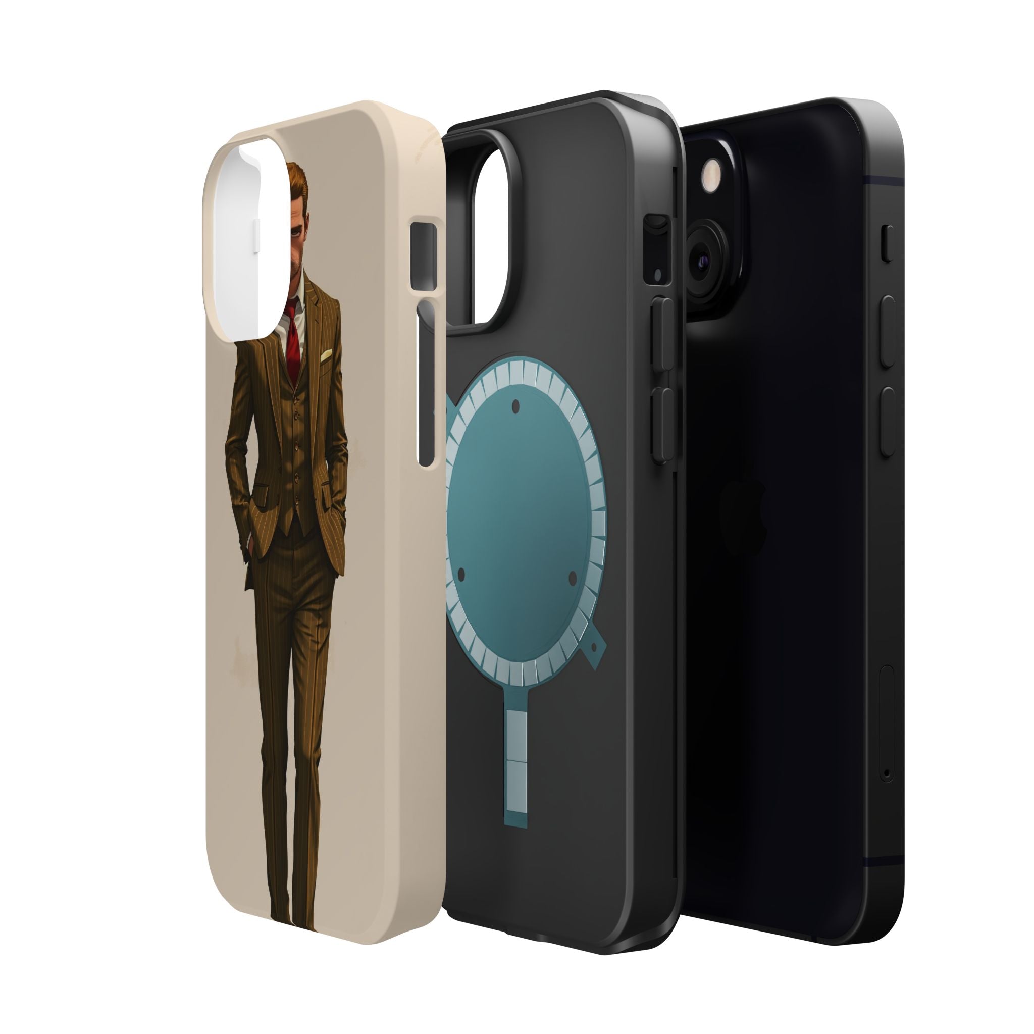 iPhone Pinstripe Suit Grunge Distressed Slim Everyday Designer Case · iPhone Cas