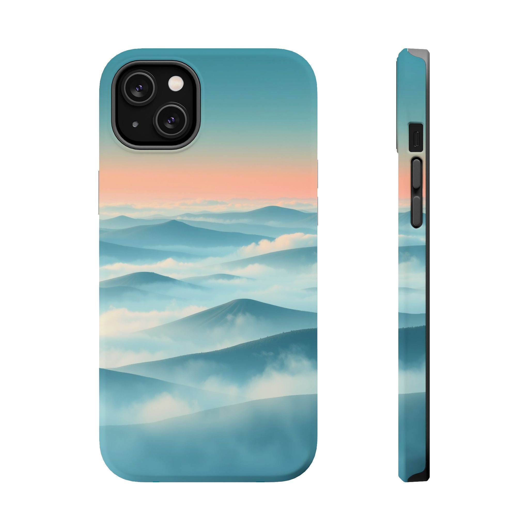 iPhone Fog Rolling Over Hills Electric Art Slim iPhone 17 Everyday · iPhone Case