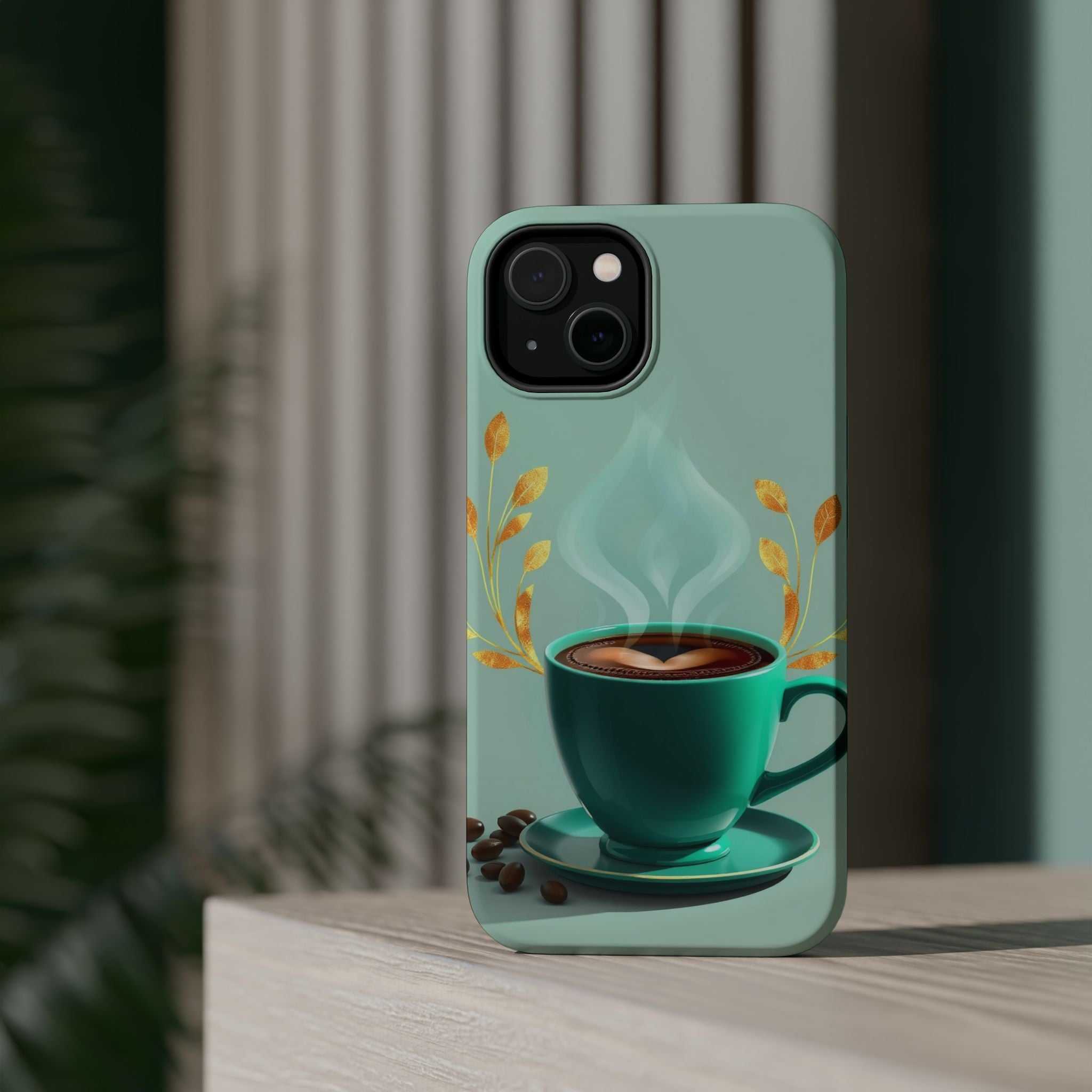 iPhone Radiant Emotional Support Coffee Design Soft Finish Everyday Case · iPhon