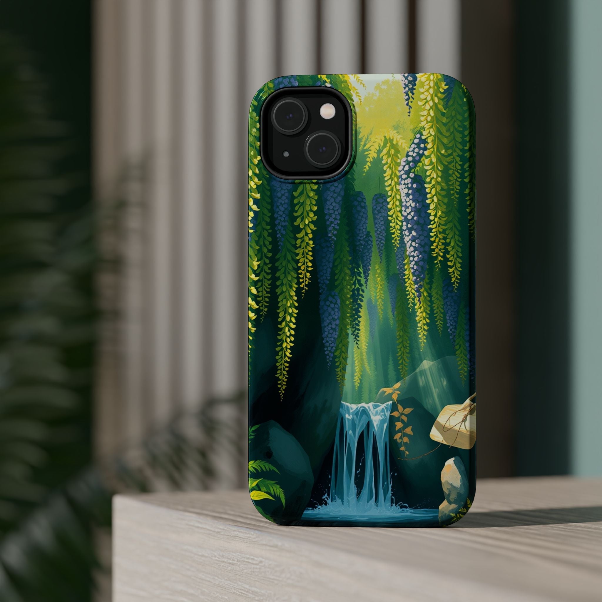 iPhone Wisteria Cascade Mystic Art Bold Modern Everyday Snap Case · iPhone Case