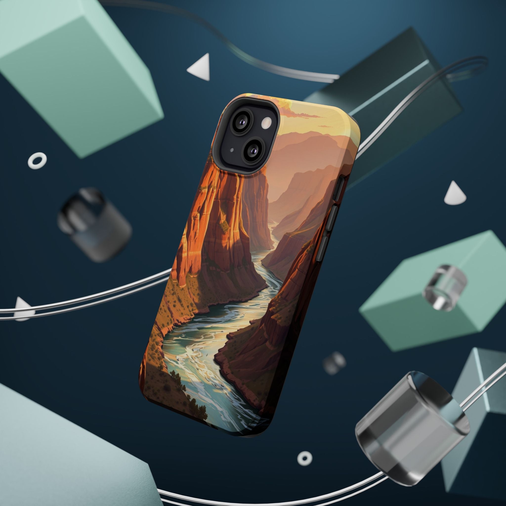 iPhone River Canyon Mystic Art Slim Everyday Designer Case · iPhone Case