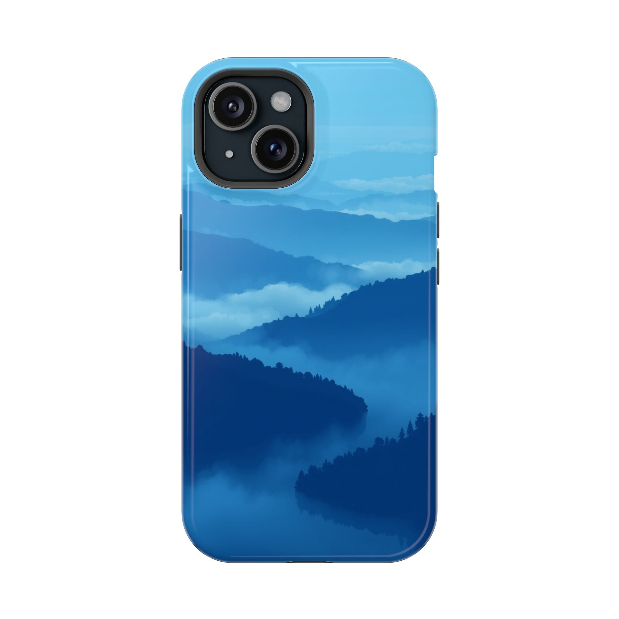 iPhone Fog Rolling Over Hills Pixel Art -Bit Slim iPhone Everyday · iPhone Case