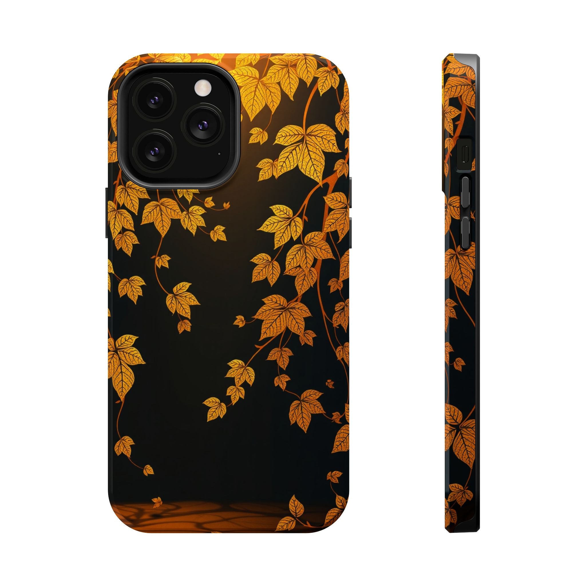 iPhone Mustard And Rust Art Nouveau Vine Slim Everyday iPhone 14 · iPhone Case