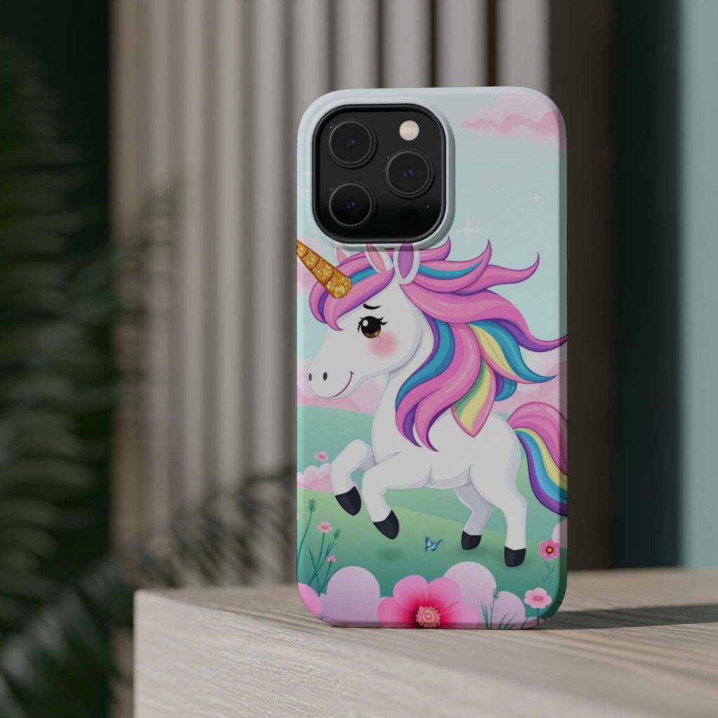 iPhone Rainbow Unicorn Kids Fun Soft iPhone Phone Case Gift Finish · iPhone Case