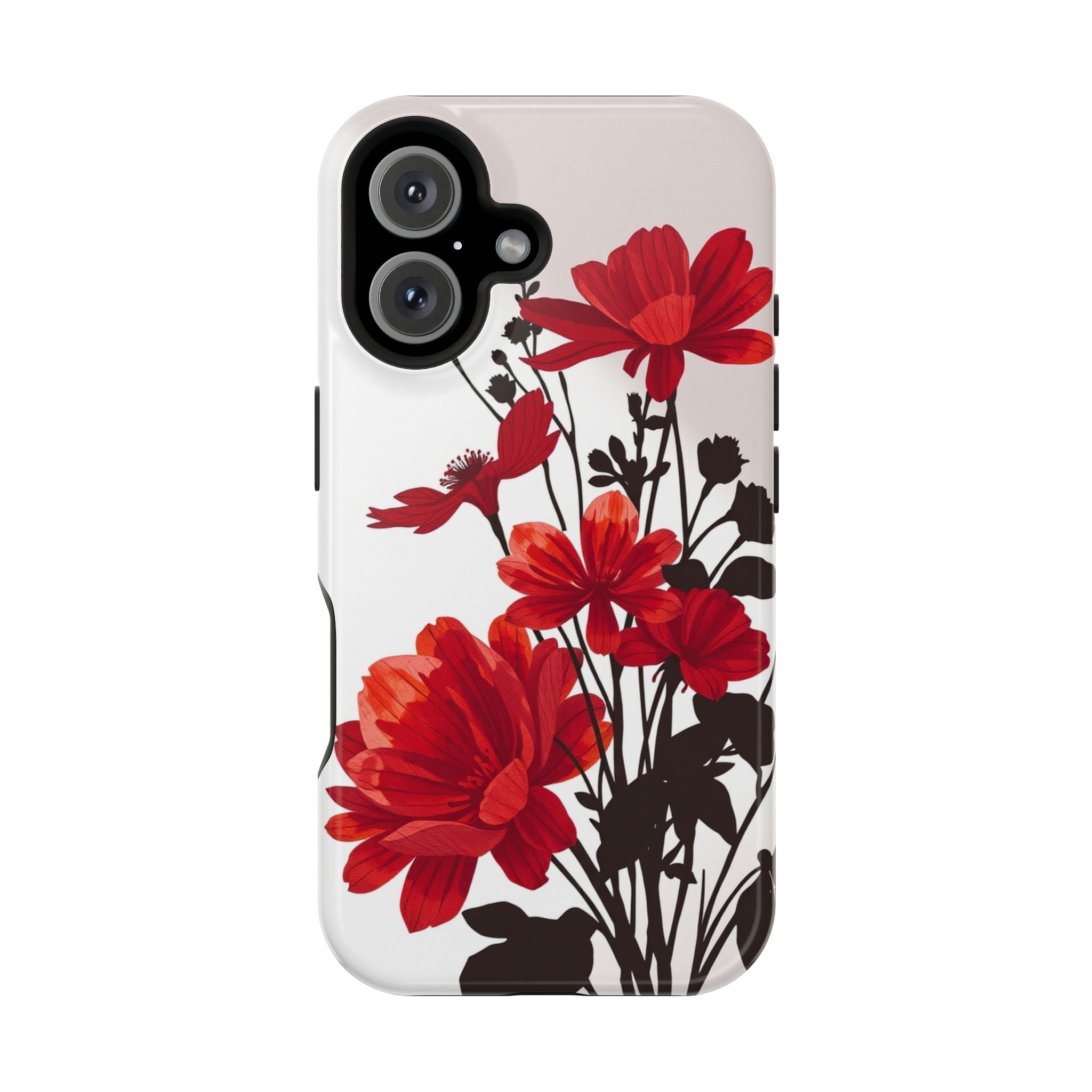iPhone Floral Silhouette Cinematic Art Slim Snap Case · iPhone Case