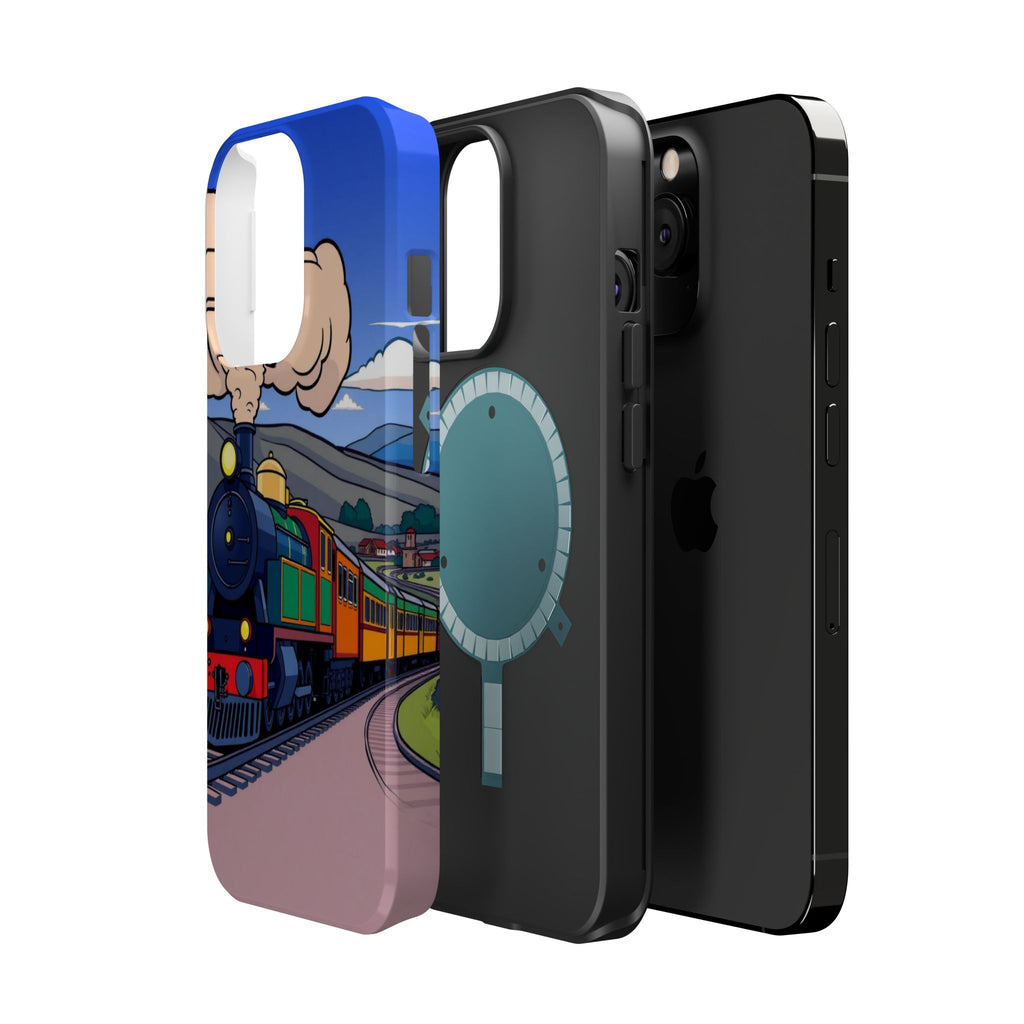 iPhone Steam Locomotive Puff Kids Fun iPhone Phone Case Gift Slim · iPhone Case