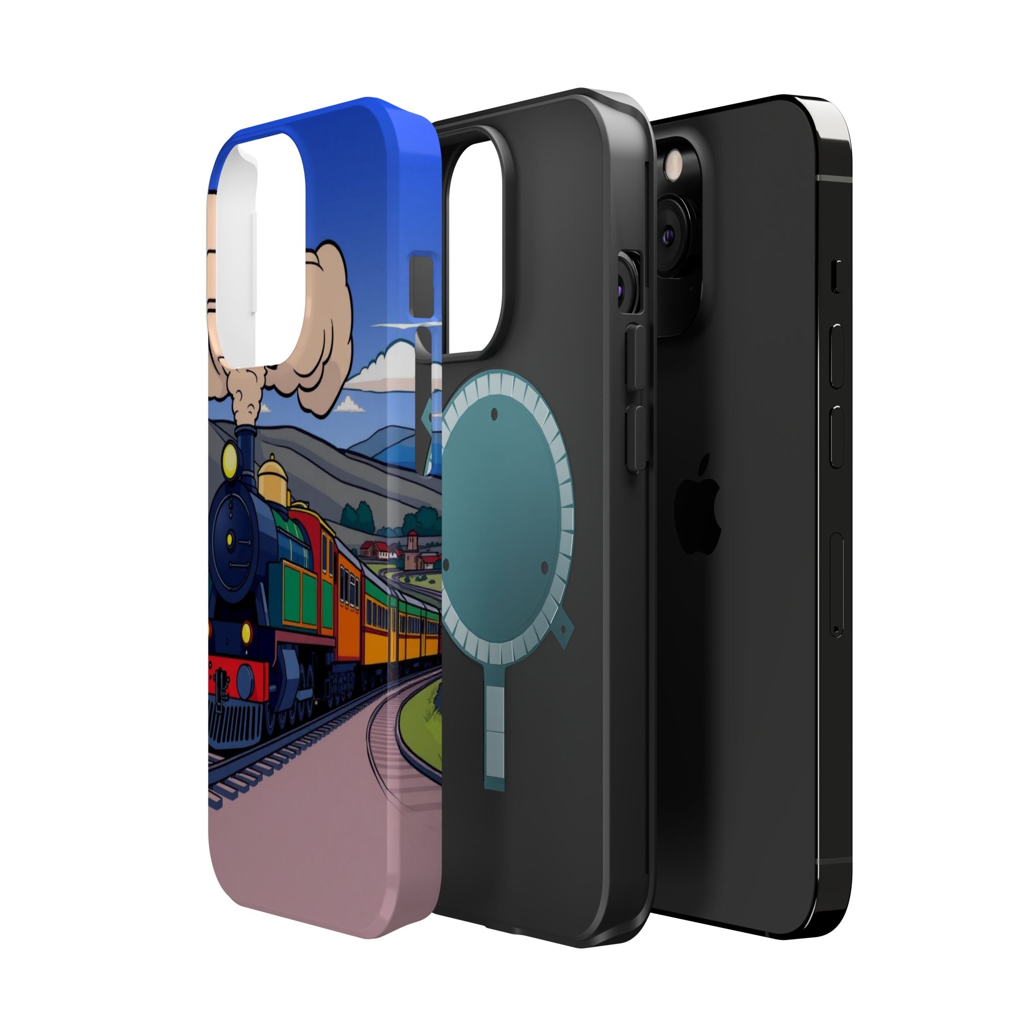 iPhone Steam Locomotive Puff Kids Fun iPhone Phone Case Gift Slim · iPhone Case