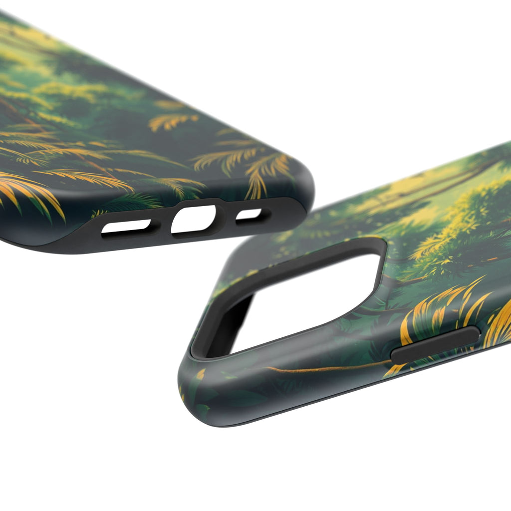 iPhone Rainforest Canopy Vintage Retro Poster Slim iPhone Everyday · iPhone Case