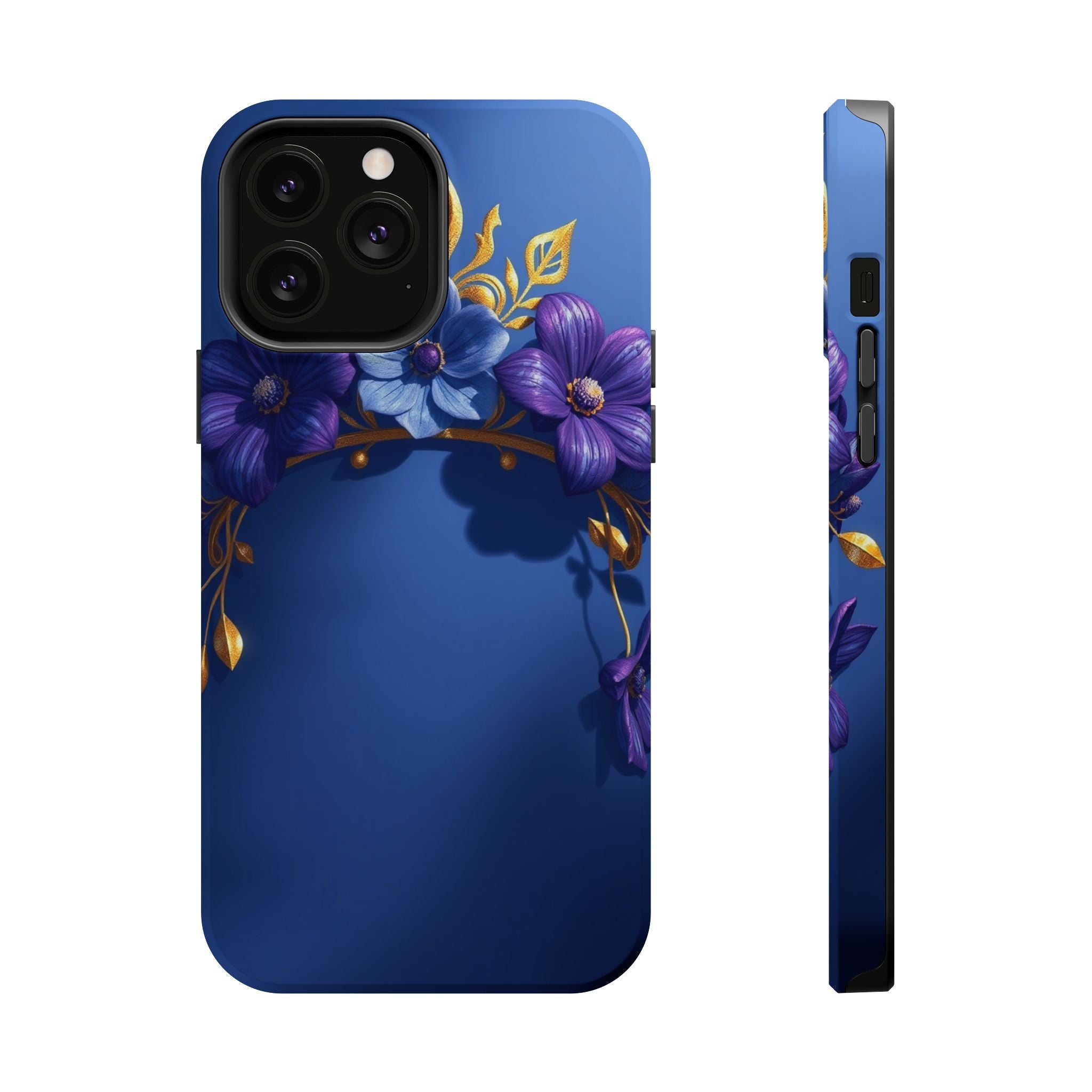 iPhone Vibrant Floral Crown Design 14 Slim Everyday Designer Case · iPhone Case