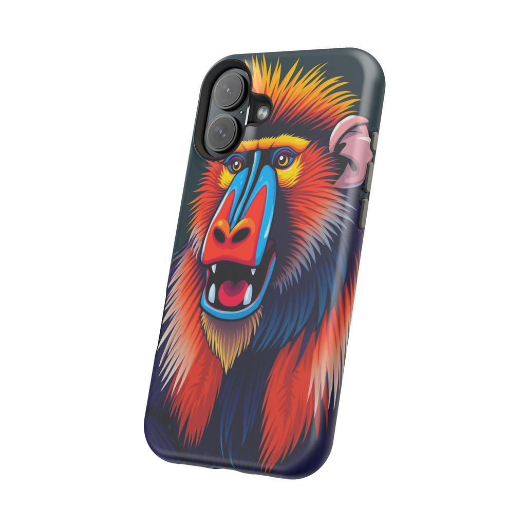 iPhone Mandrill Colorful Face Kids Fun iPhone Phone Case Gift Slim · iPhone Case