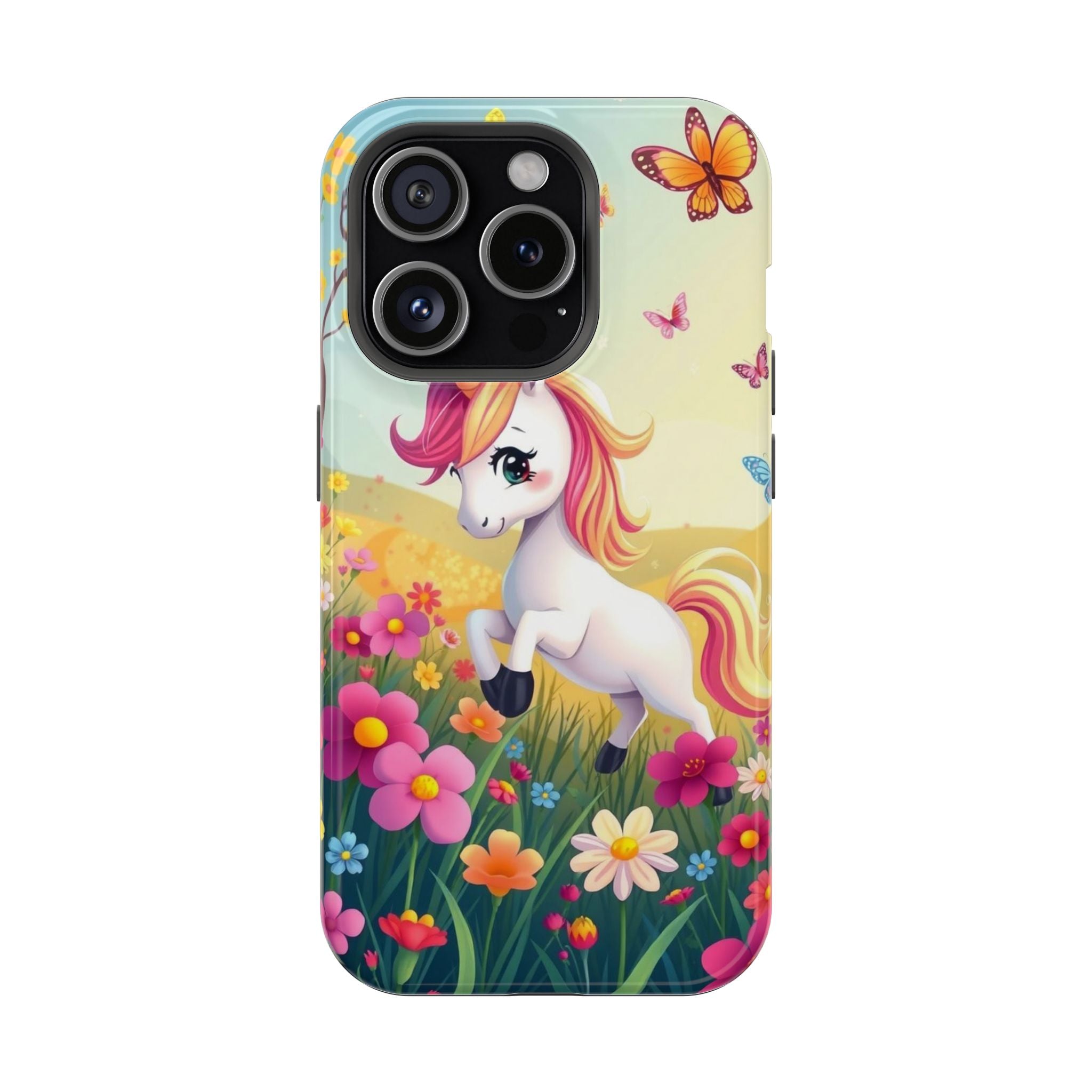iPhone Magical Meadow Unicorn Kids Fun iPhone Phone Case Gift Slim · iPhone Case