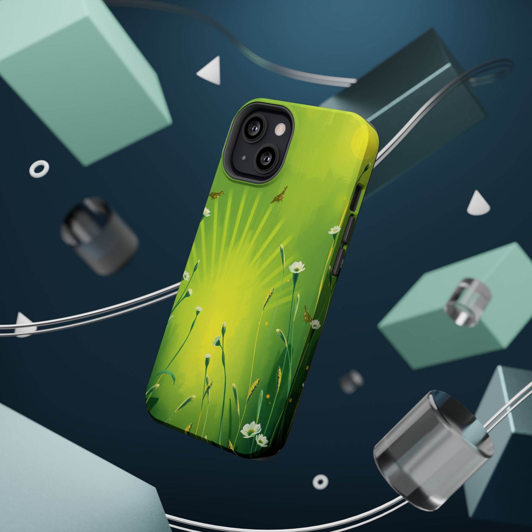 iPhone Spring Meadow Cinematic Art Bold Modern Everyday Snap Case · iPhone Case