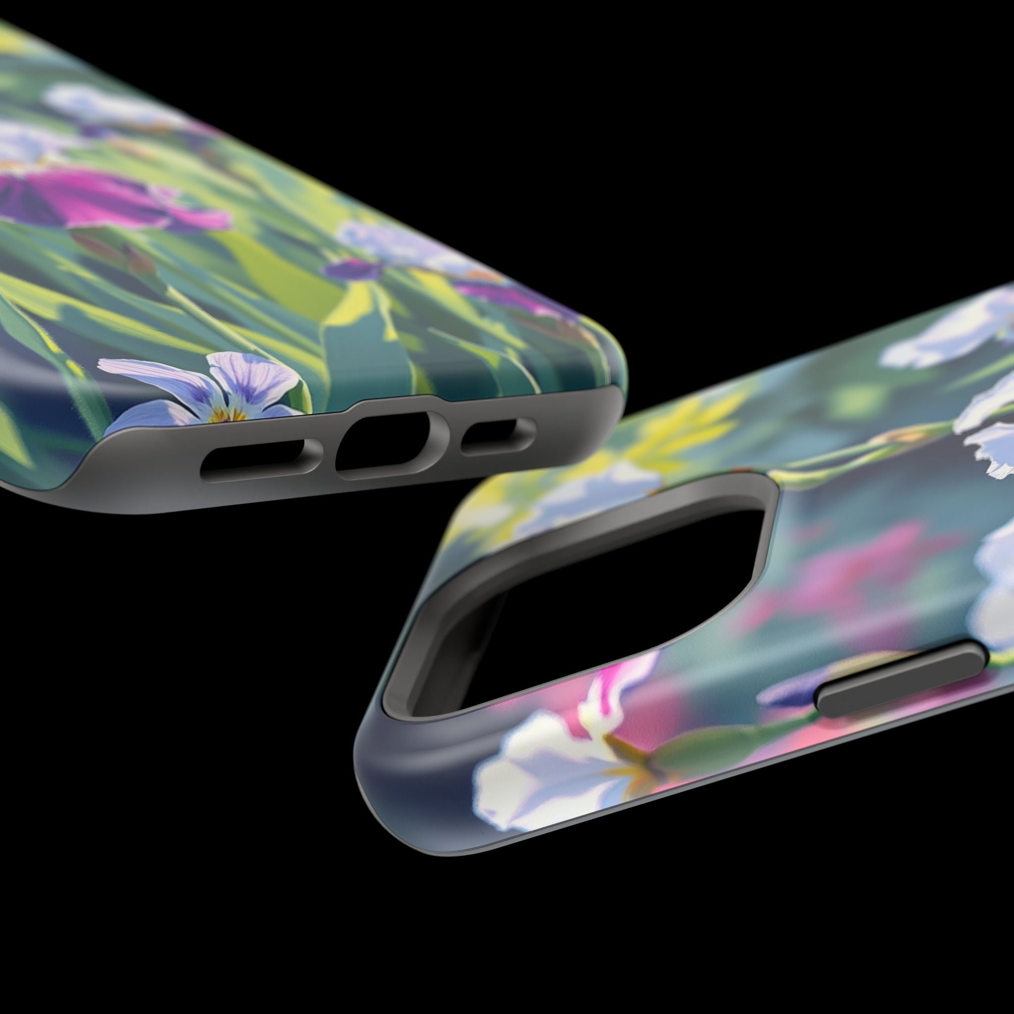 iPhone Vibrant Iris Garden Design Bold Modern Everyday Snap Case · iPhone Case