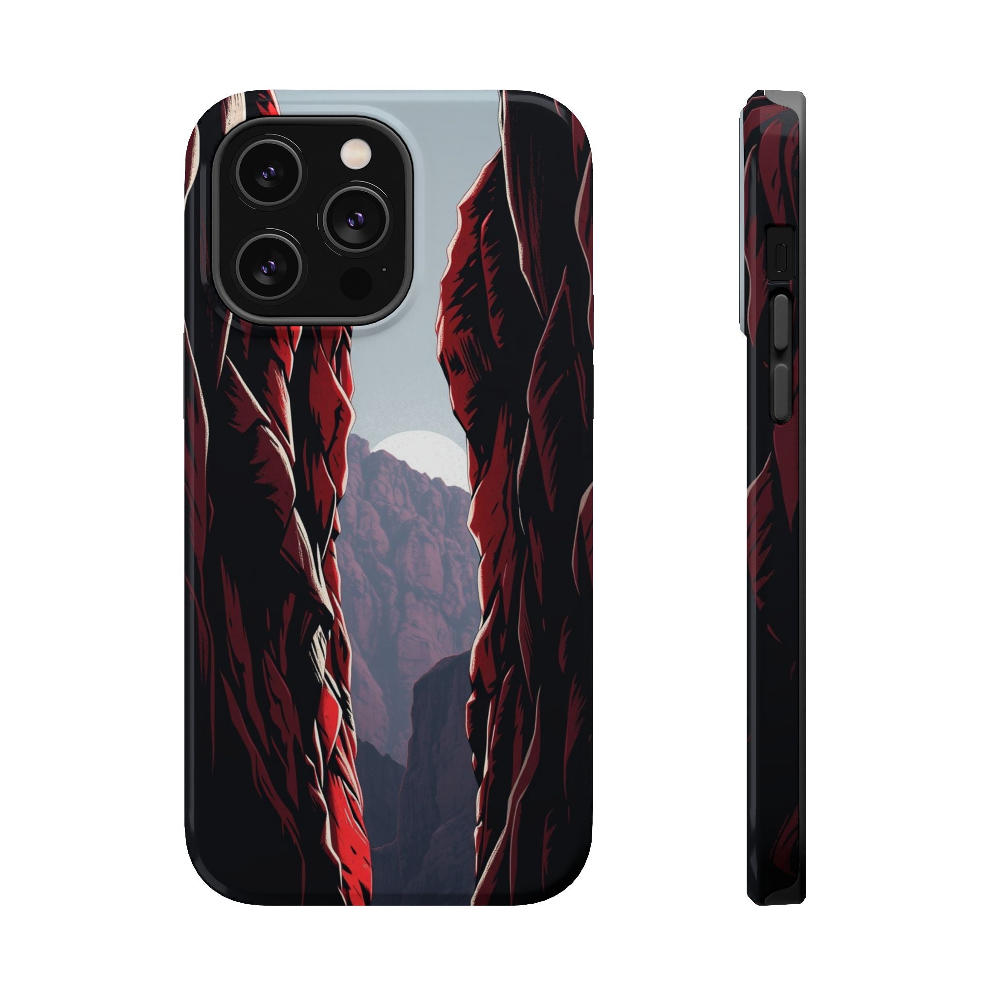 iPhone Serene Canyon Wall Design Bold Modern Everyday Snap Case · iPhone Case