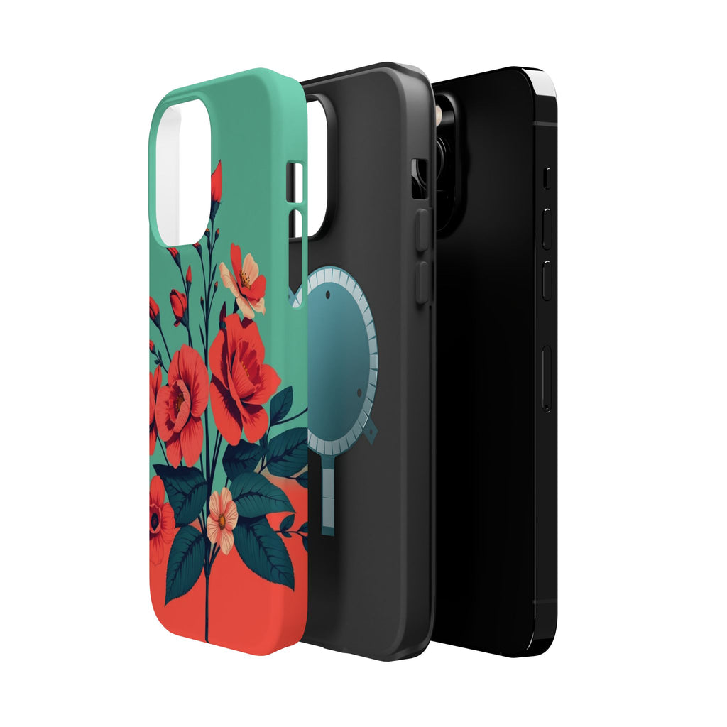 iPhone Pin-up Floral Cinematic Art Bold Modern Everyday Snap Case · iPhone Case