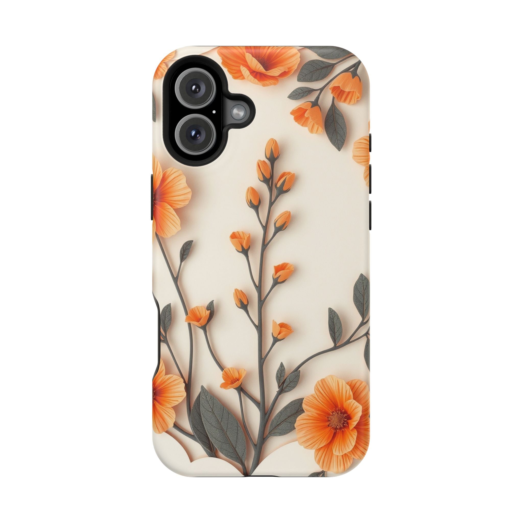 iPhone Vintage Botanical Print Paper Cut Art Slim iPhone Everyday · iPhone Case