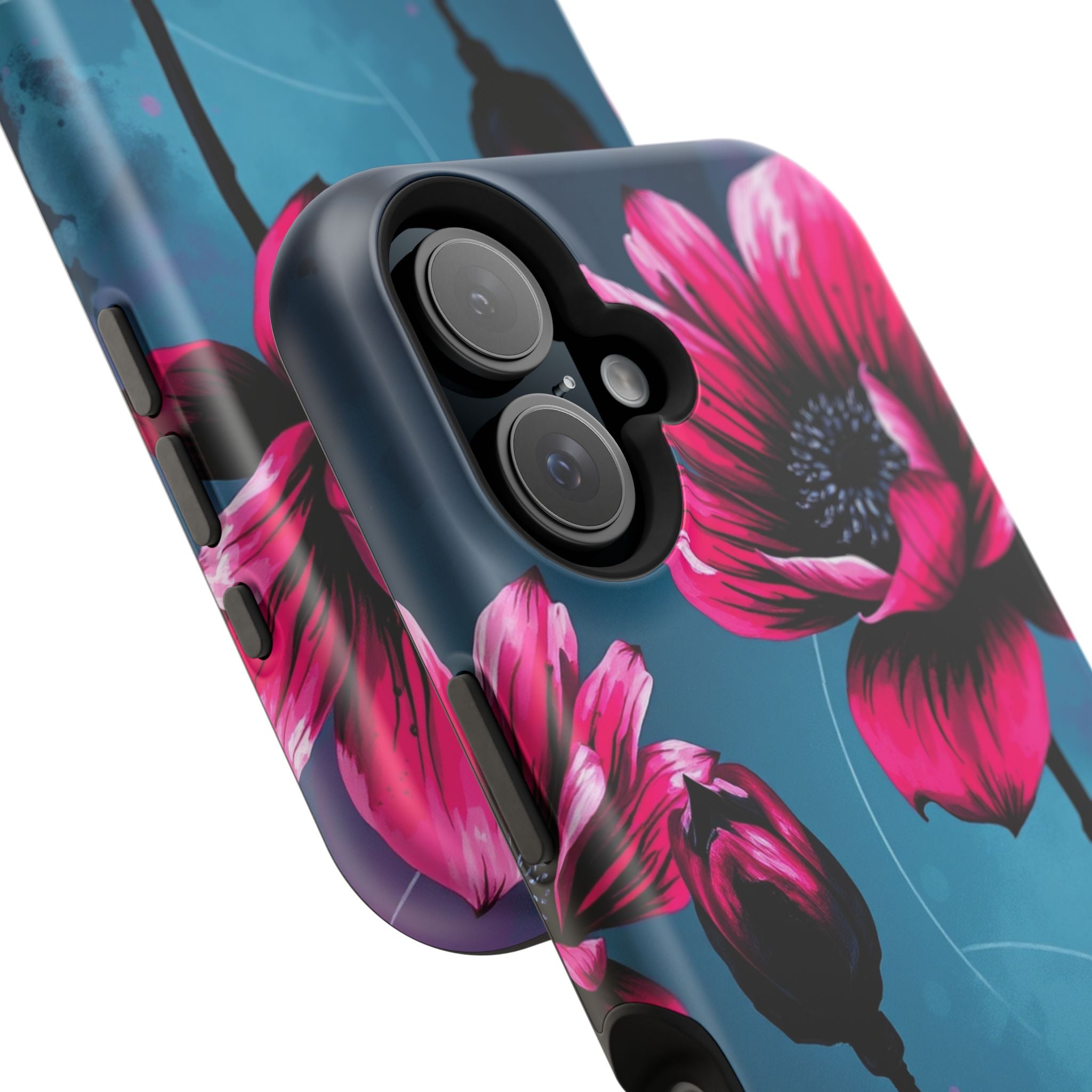 iPhone Floral Ink Wash Bold Art Slim Everyday Designer Case · iPhone Case