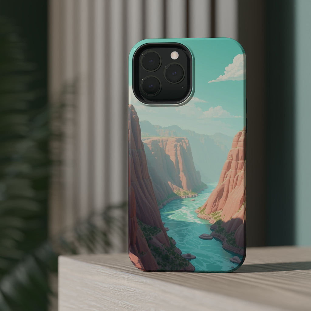 iPhone River Canyon Mystic Art Slim Everyday Designer Case · iPhone Case