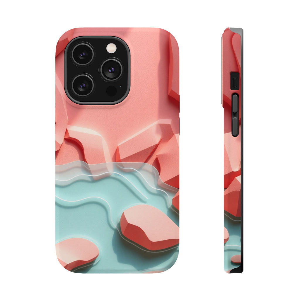 iPhone Tidal Pool Paper Cut Art Slim Everyday Designer Case · iPhone Case