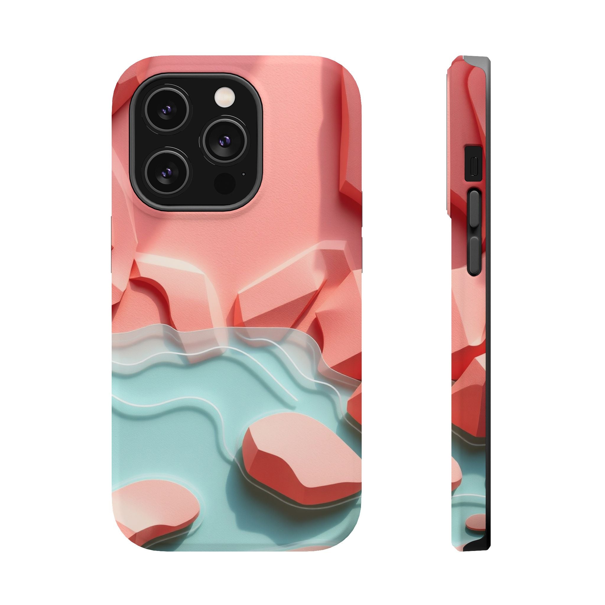iPhone Tidal Pool Paper Cut Art Slim Everyday Designer Case · iPhone Case
