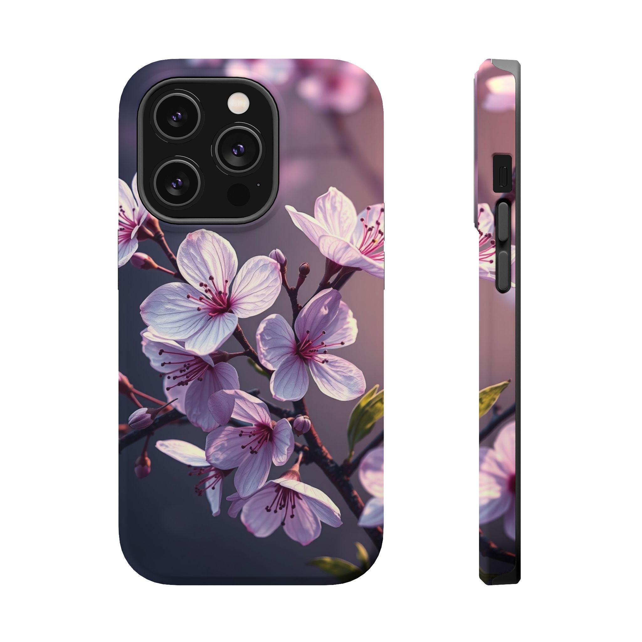 iPhone Cherry Blossom Enchanted Art Artistic Everyday Cas Slim Snap Case · iPhon