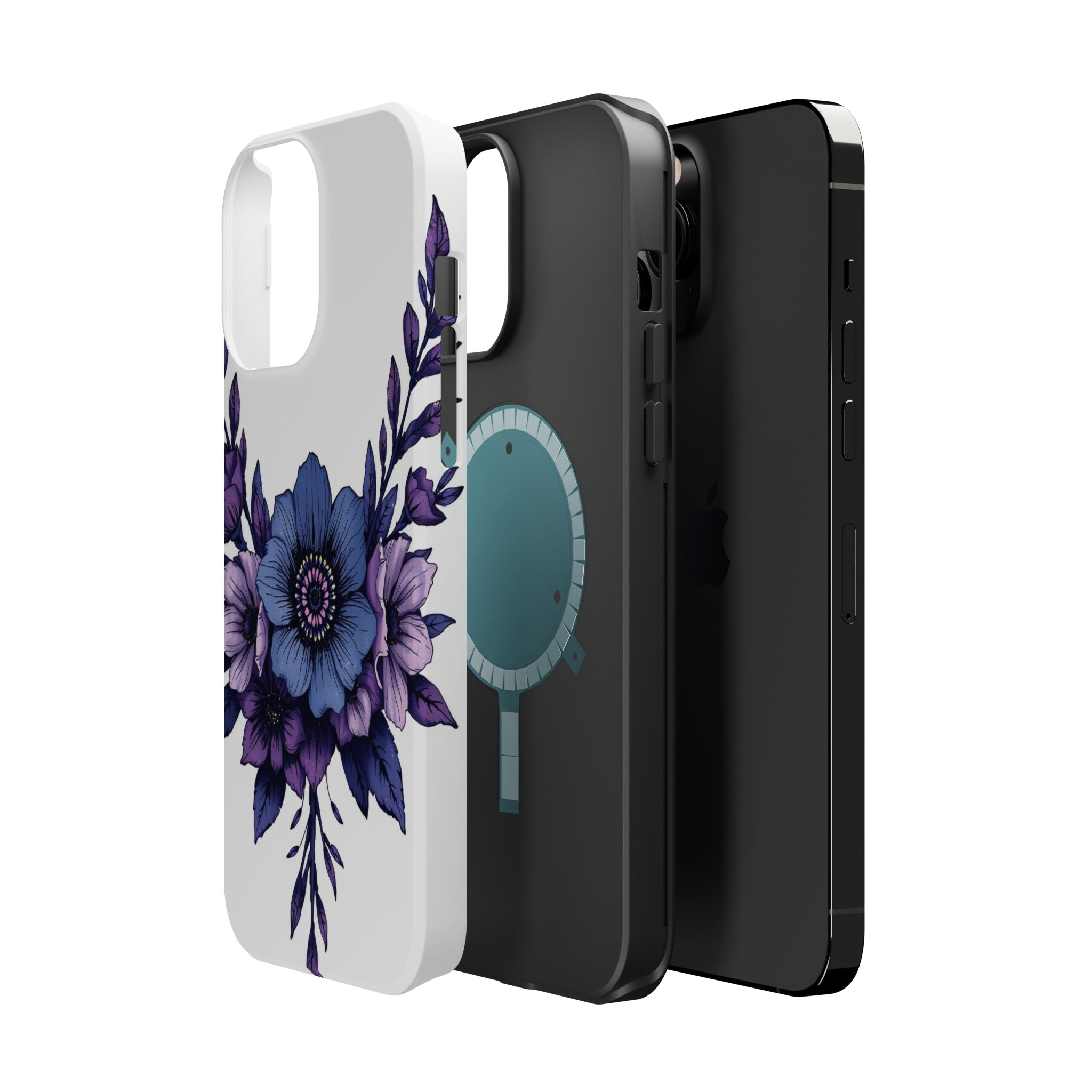 iPhone Floral Crown Grunge Distressed Slim Everyday Designer Case · iPhone Case