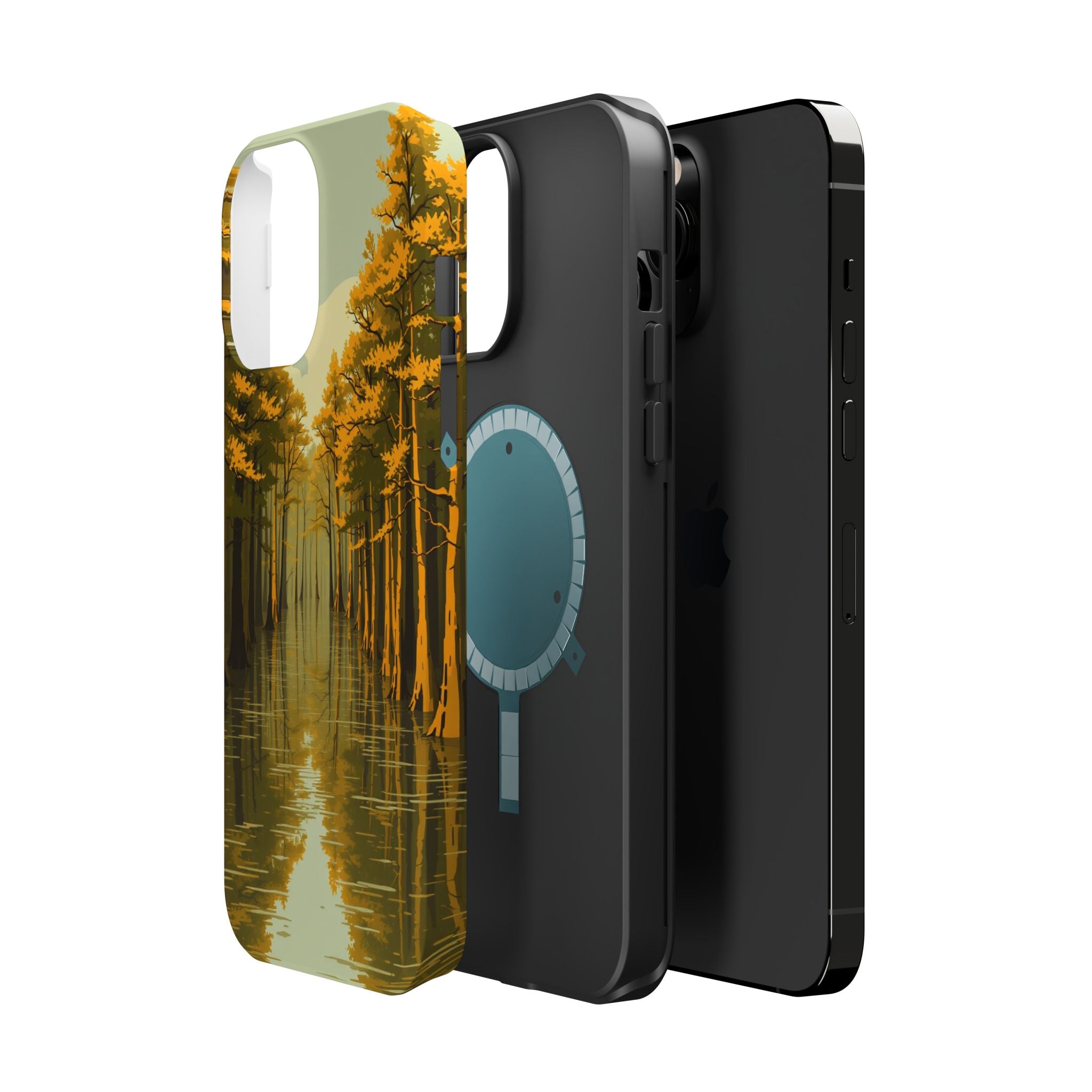 iPhone Cypress Swamp Enchanted Art Bold Modern Everyday Snap Case · iPhone Case