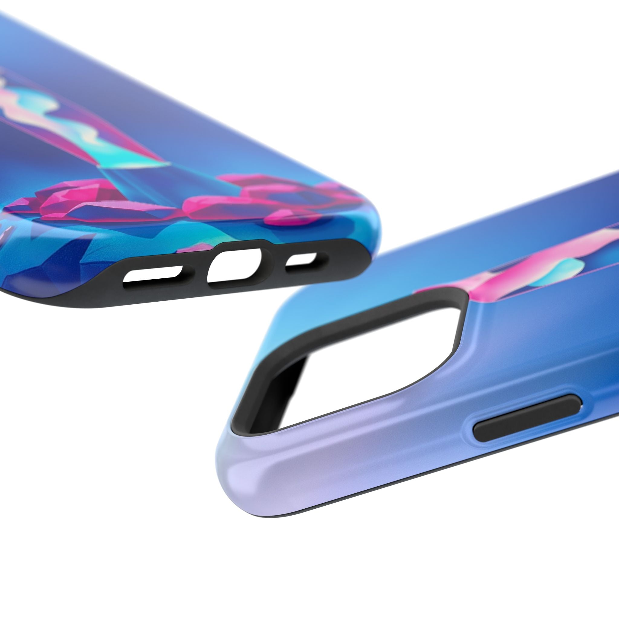 iPhone Cyan And Magenta Lava Lamp Flow Slim Everyday Designer Case · iPhone Case