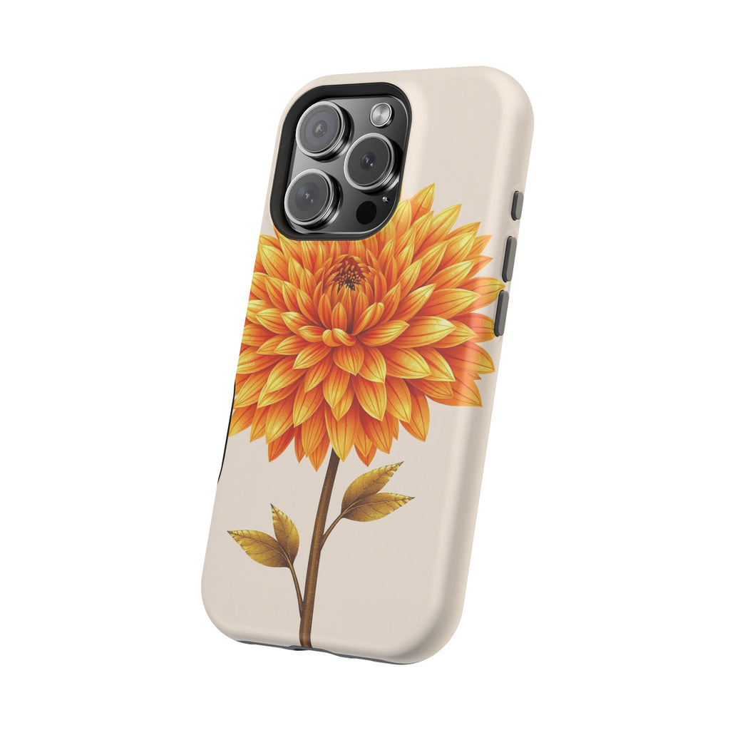 iPhone Chrysanthemum Classic Gold Foil Luxury Slim iPhone Everyday · iPhone Case