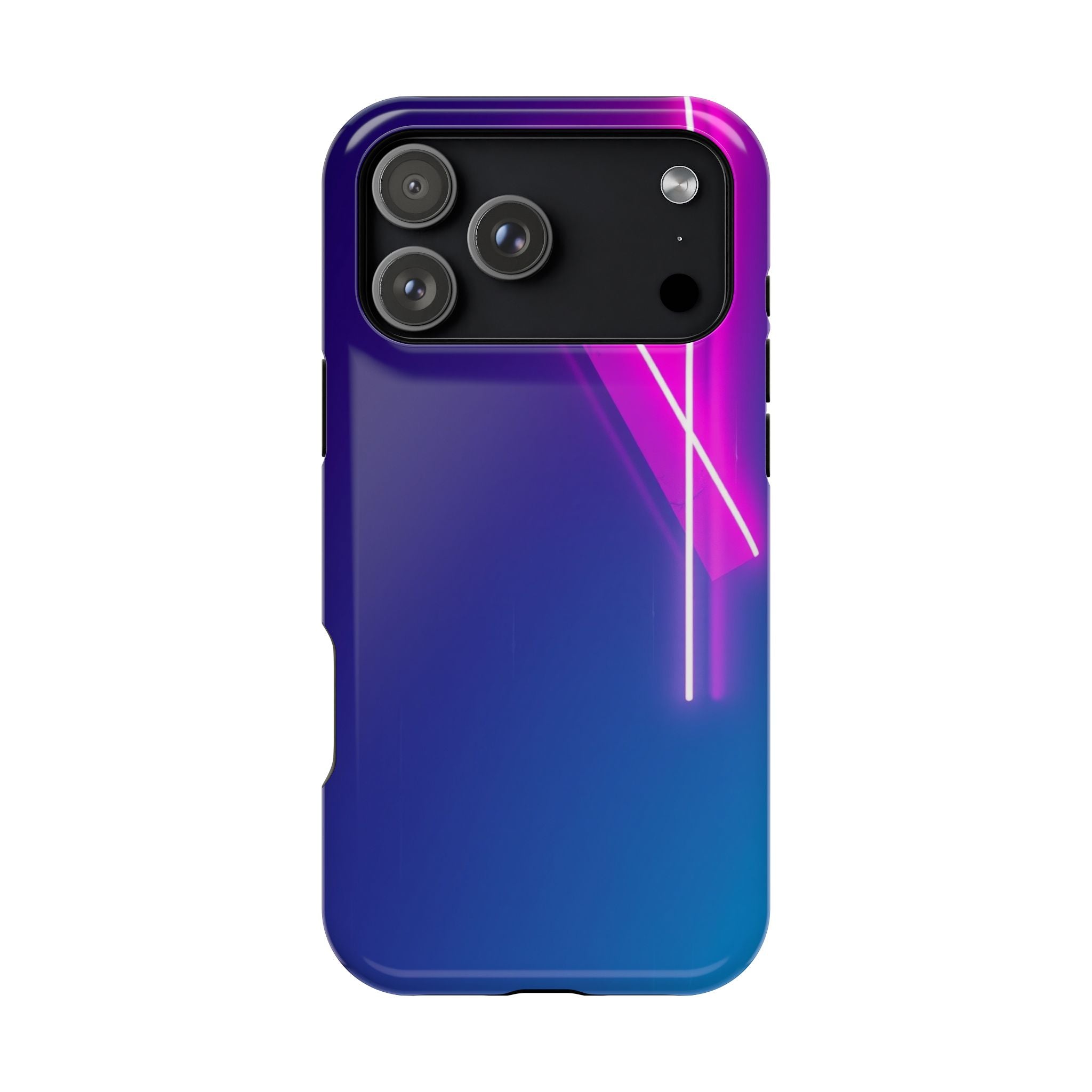 iPhone 1990s Geometric Neon Electric Art Slim Everyday Designer Case · iPhone Ca