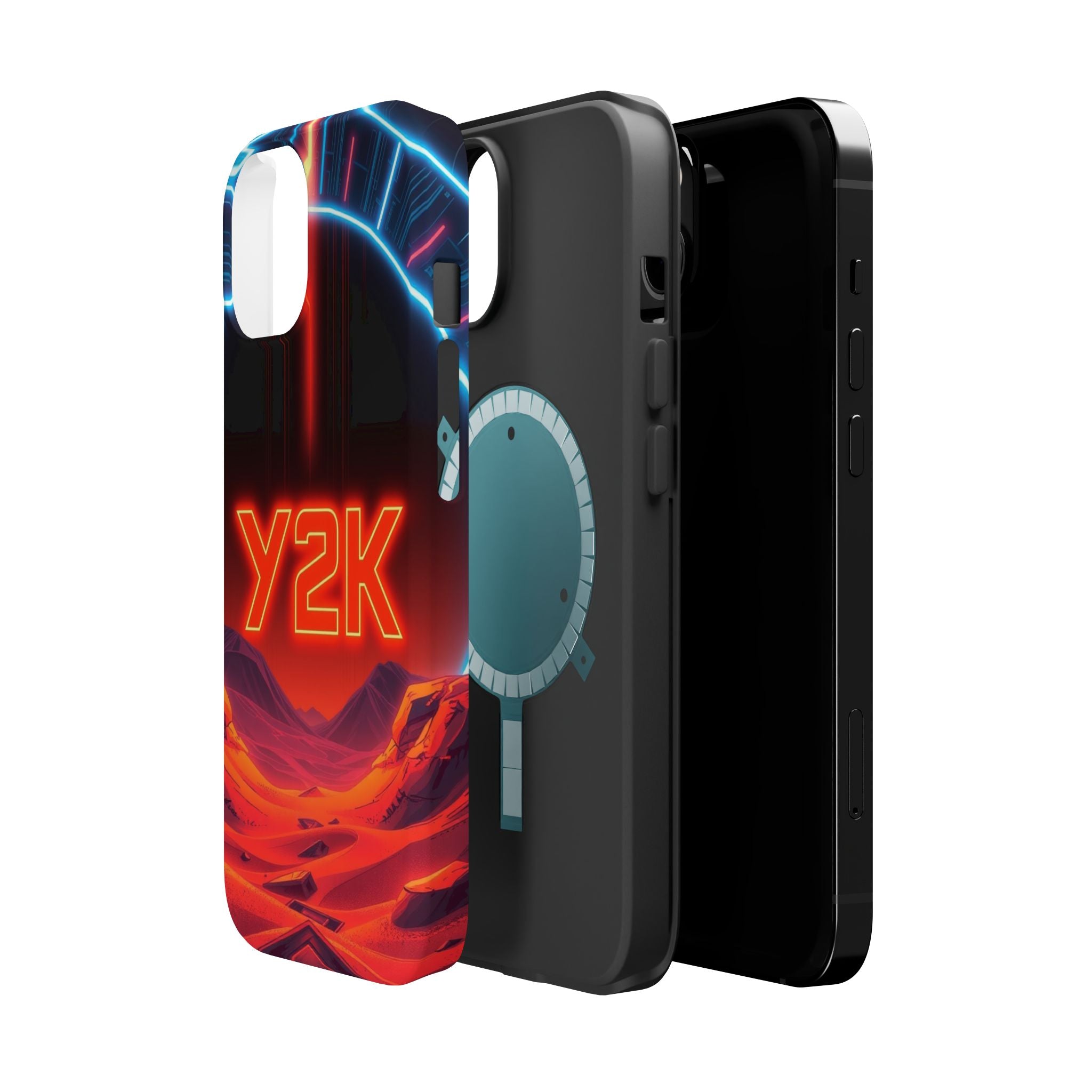 iPhone Y2K Holographic Enchanted Art Slim Everyday Designer Case · iPhone Case