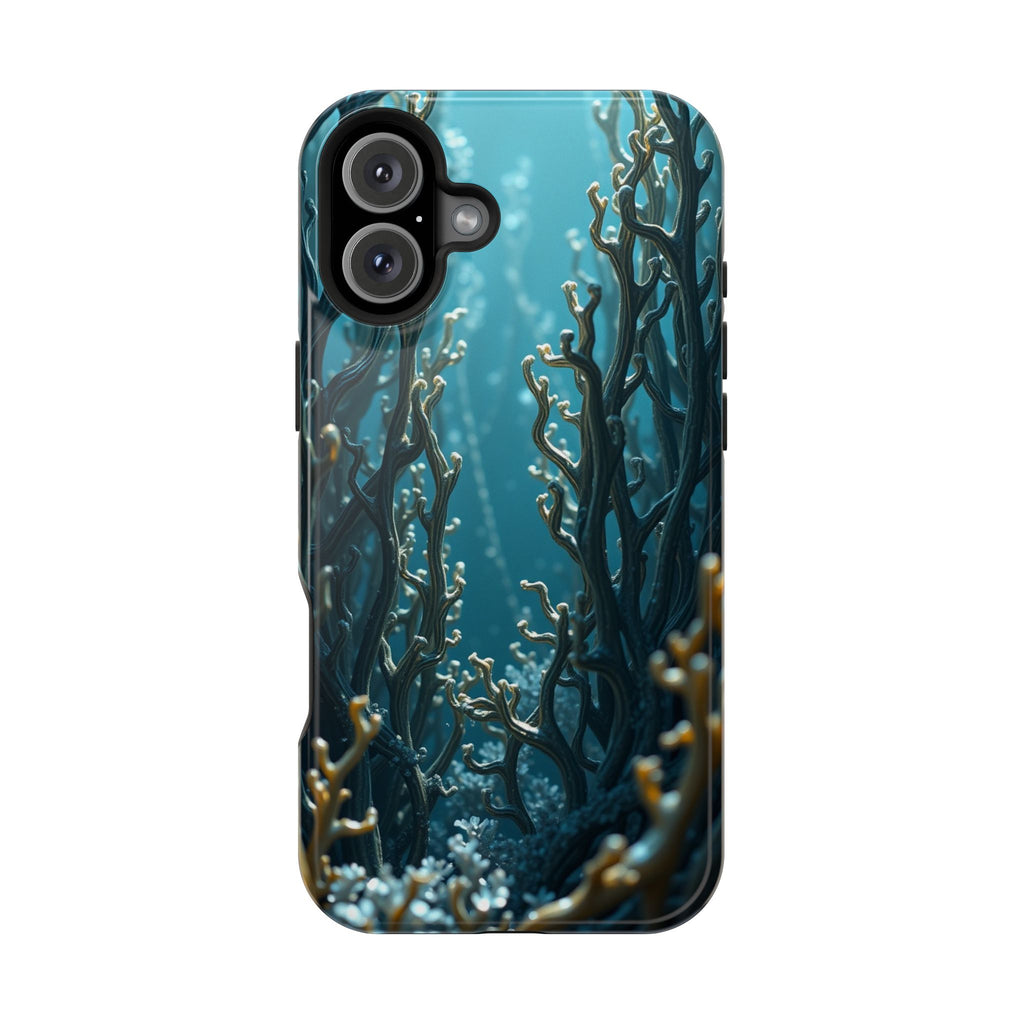 iPhone Midnight Blue And Silver Kelp Forest Slim iPhone Everyday · iPhone Case