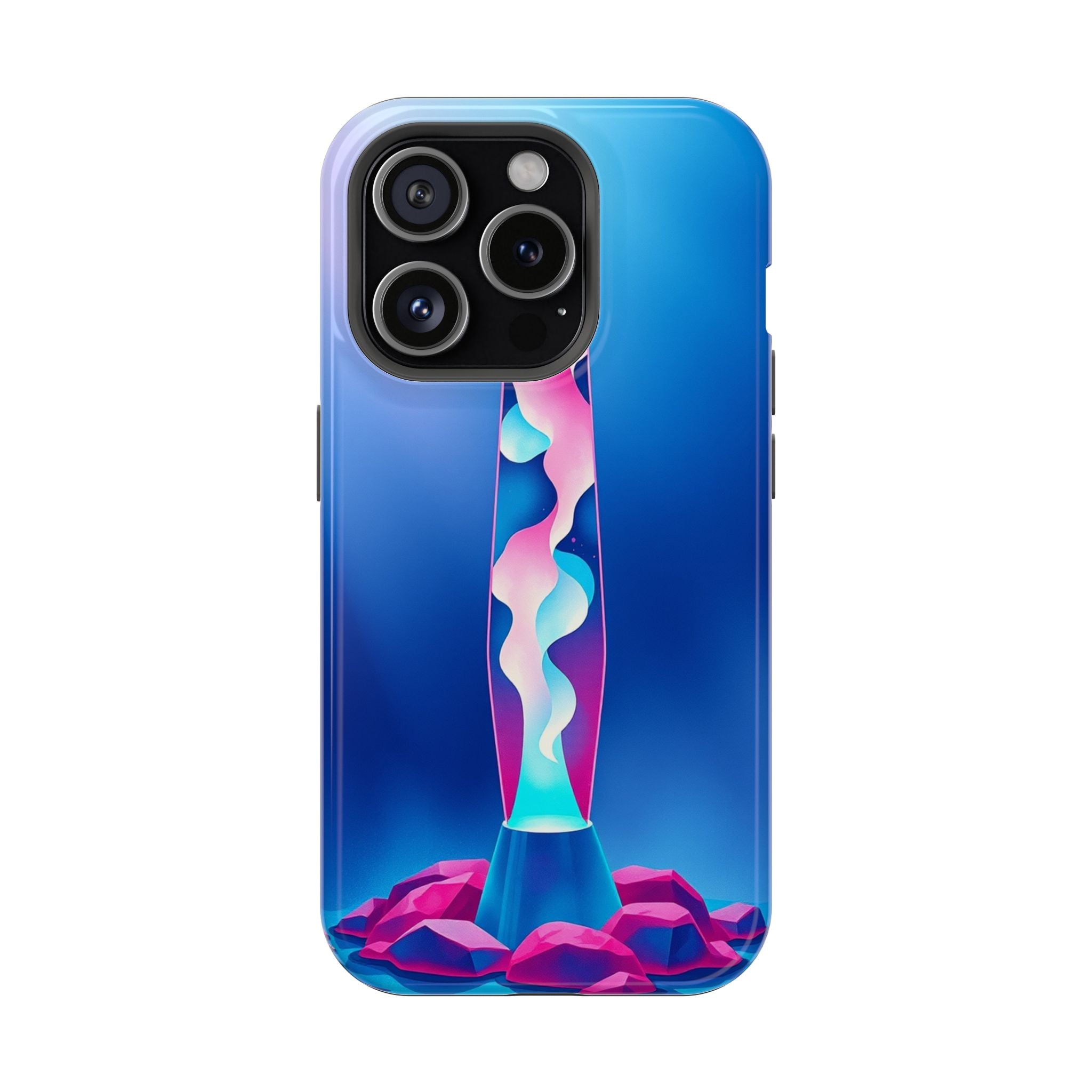 iPhone Cyan And Magenta Lava Lamp Flow Slim Everyday Designer Case · iPhone Case