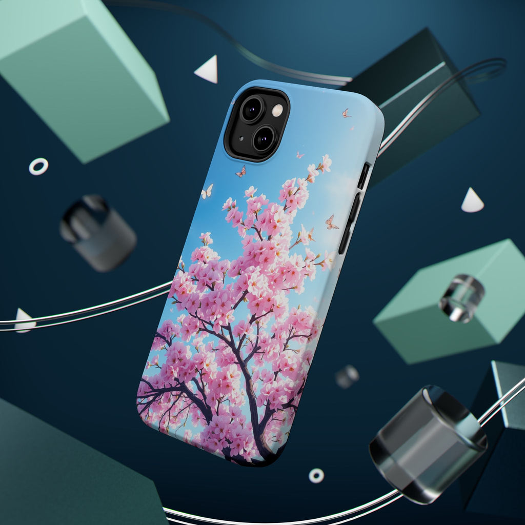 iPhone Cherry Blossom Floral Slim Everyday Designer Case · iPhone Case