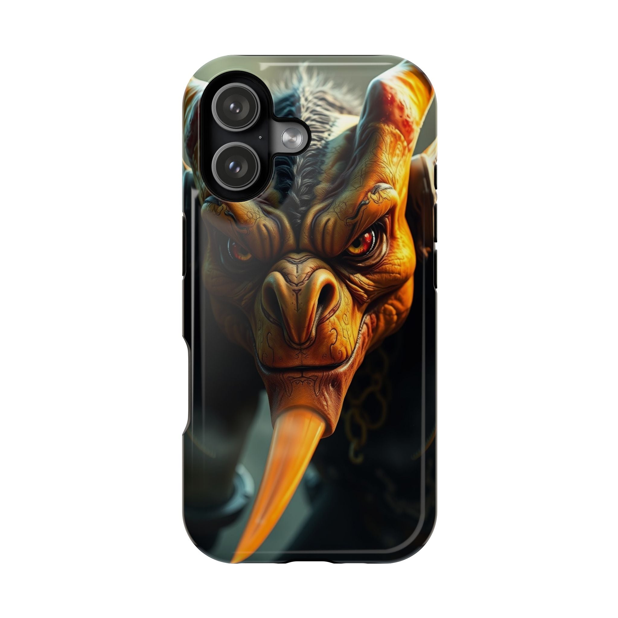 iPhone Mustard And Rust Goblin Mode Activated Slim Everyday Designer Case · iPho