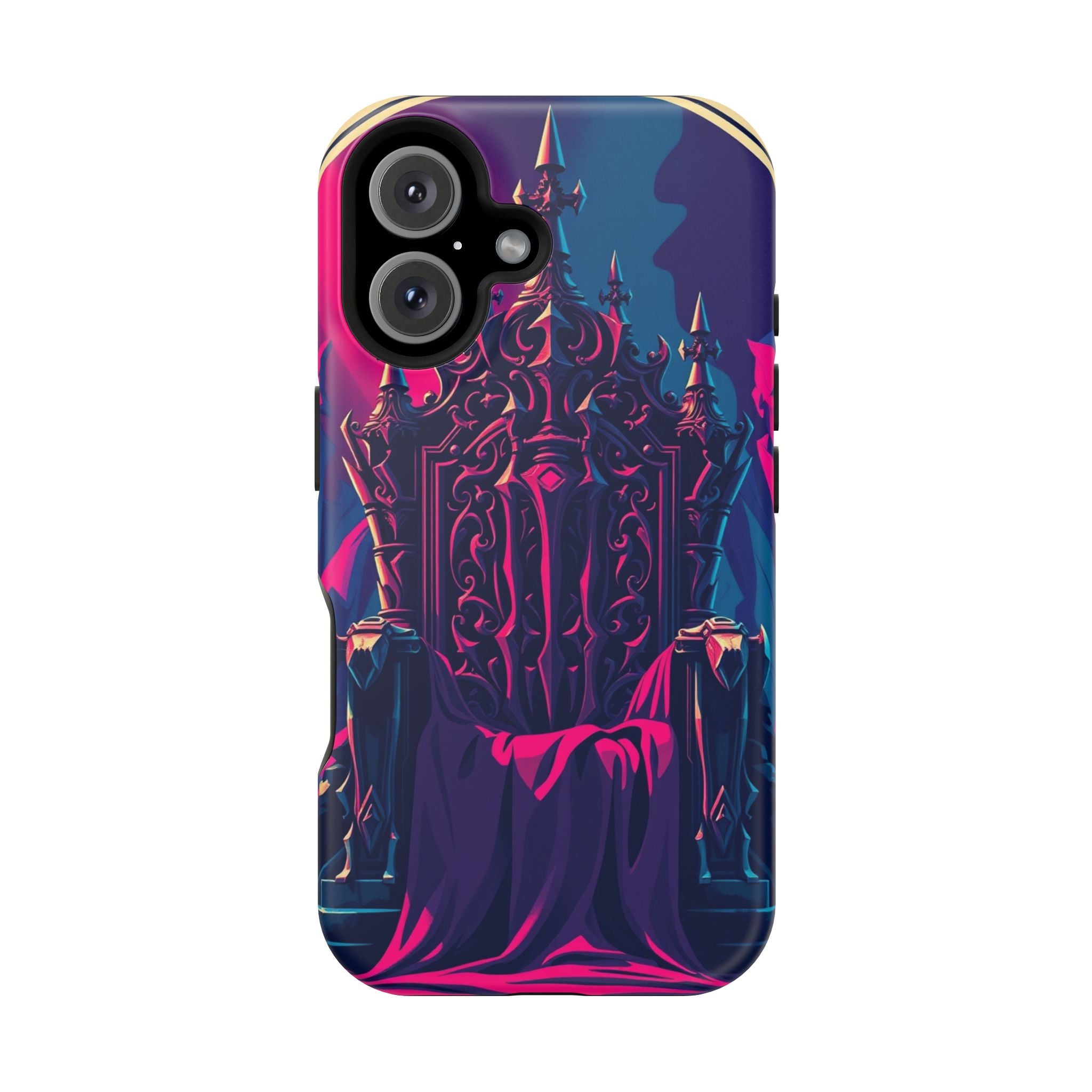 iPhone Lich King Throne Vintage Retro Poster Slim Everyday Designer Case · iPhon