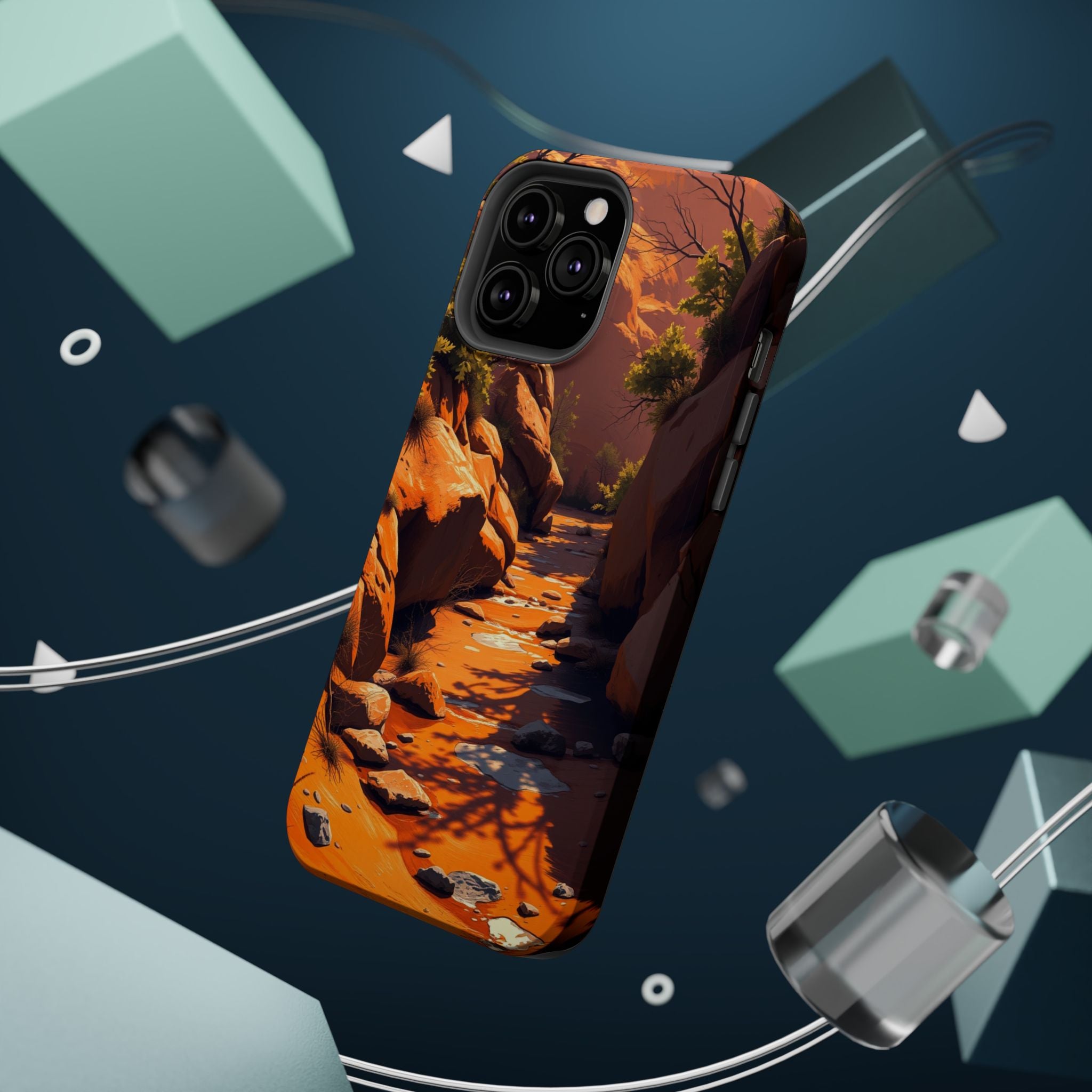 iPhone Spring Creek Bold Art Slim Everyday Designer Case · iPhone Case